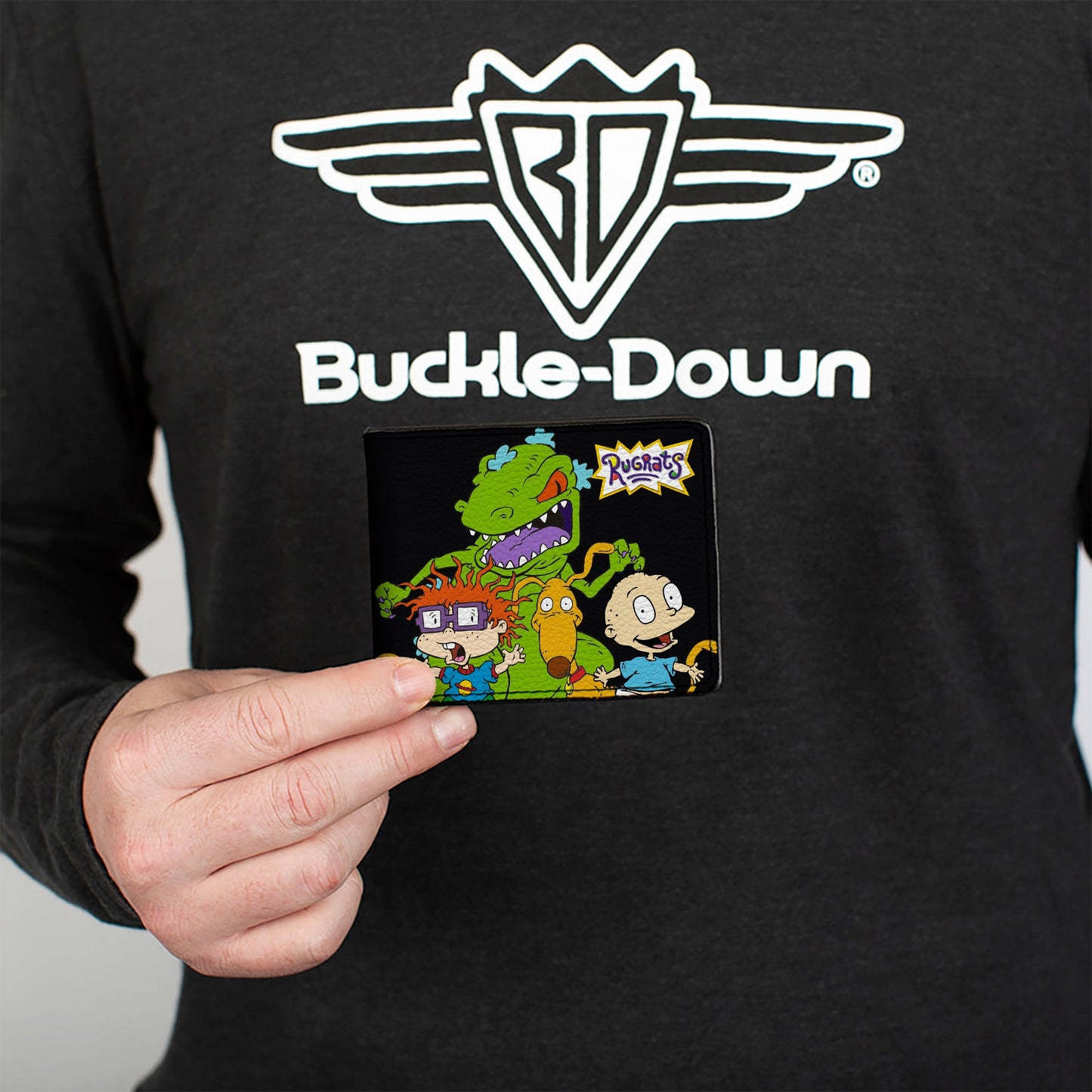 Bi-Fold Wallet - RUGRATS Reptar w Chuckie Spike & Tommy