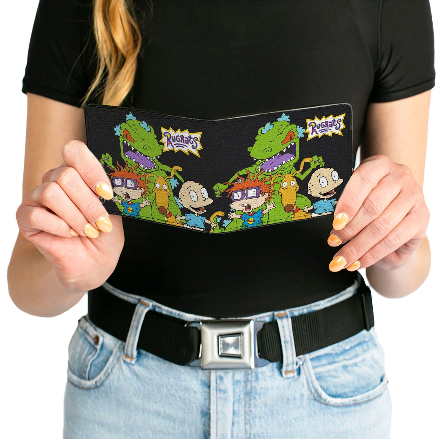 Bi-Fold Wallet - RUGRATS Reptar w Chuckie Spike & Tommy