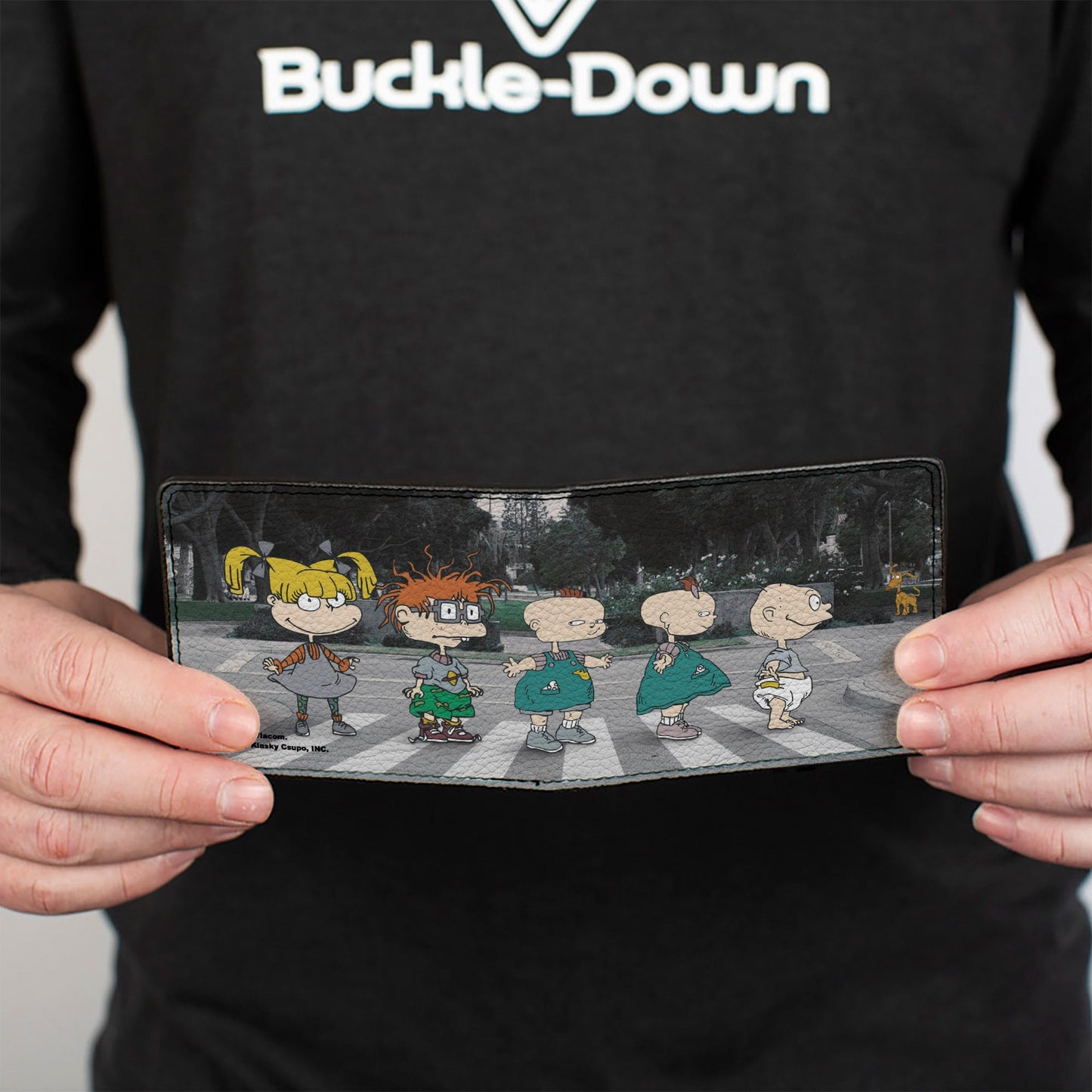 Bi-Fold Wallet - Rugrats 6-Character Road Crossing Scene