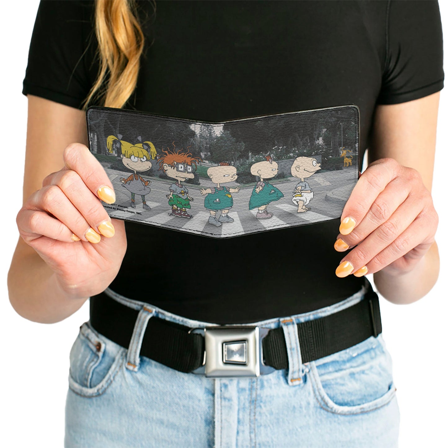 Bi-Fold Wallet - Rugrats 6-Character Road Crossing Scene