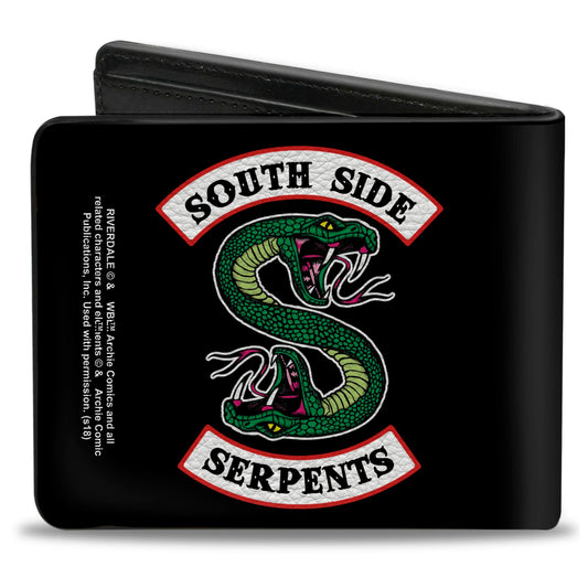 Bi-Fold Wallet - Riverdale SOUTH SIDE SERPENTS Patch Black