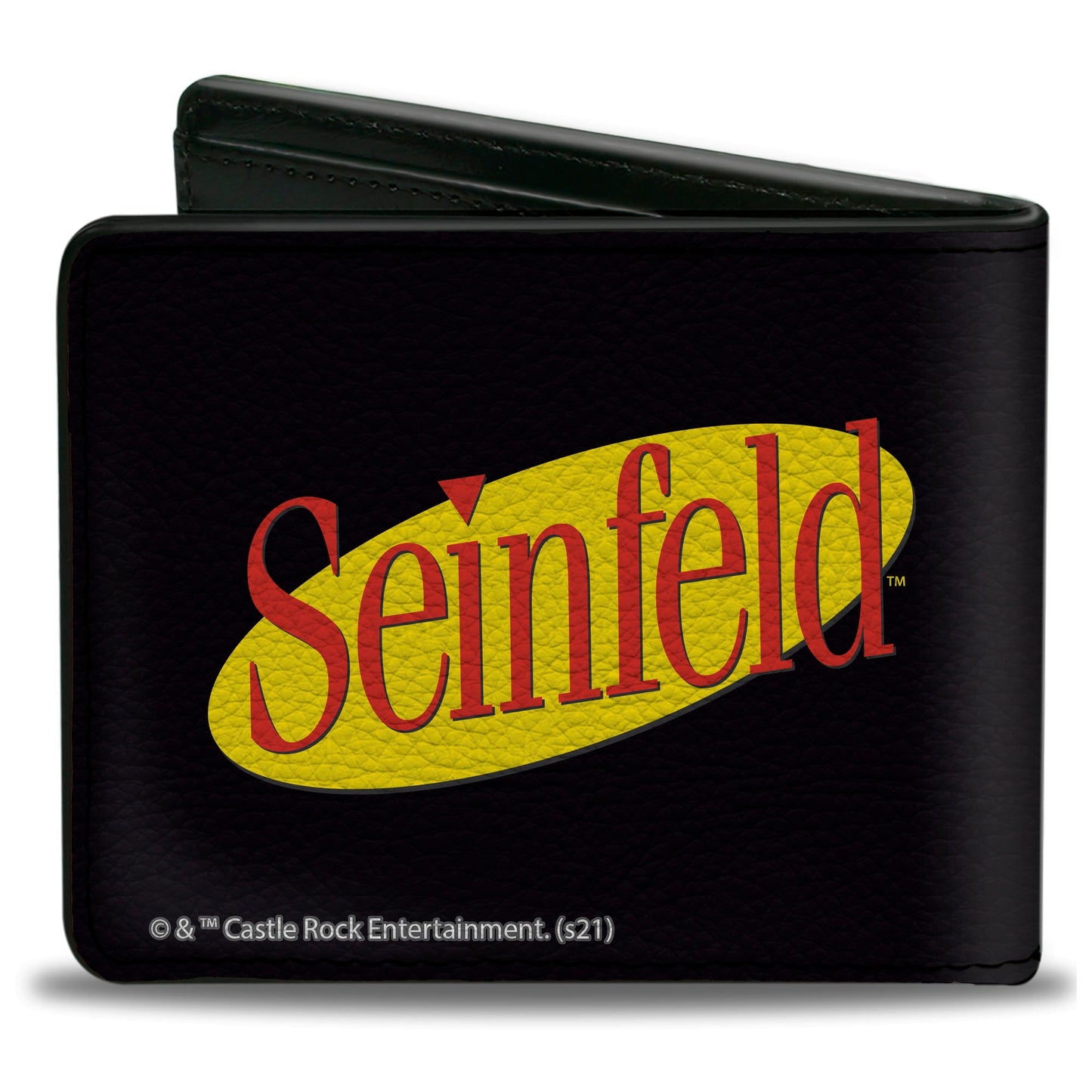 Bi-Fold Wallet - SEINFELD Spotlight Logo Black Yellow Red