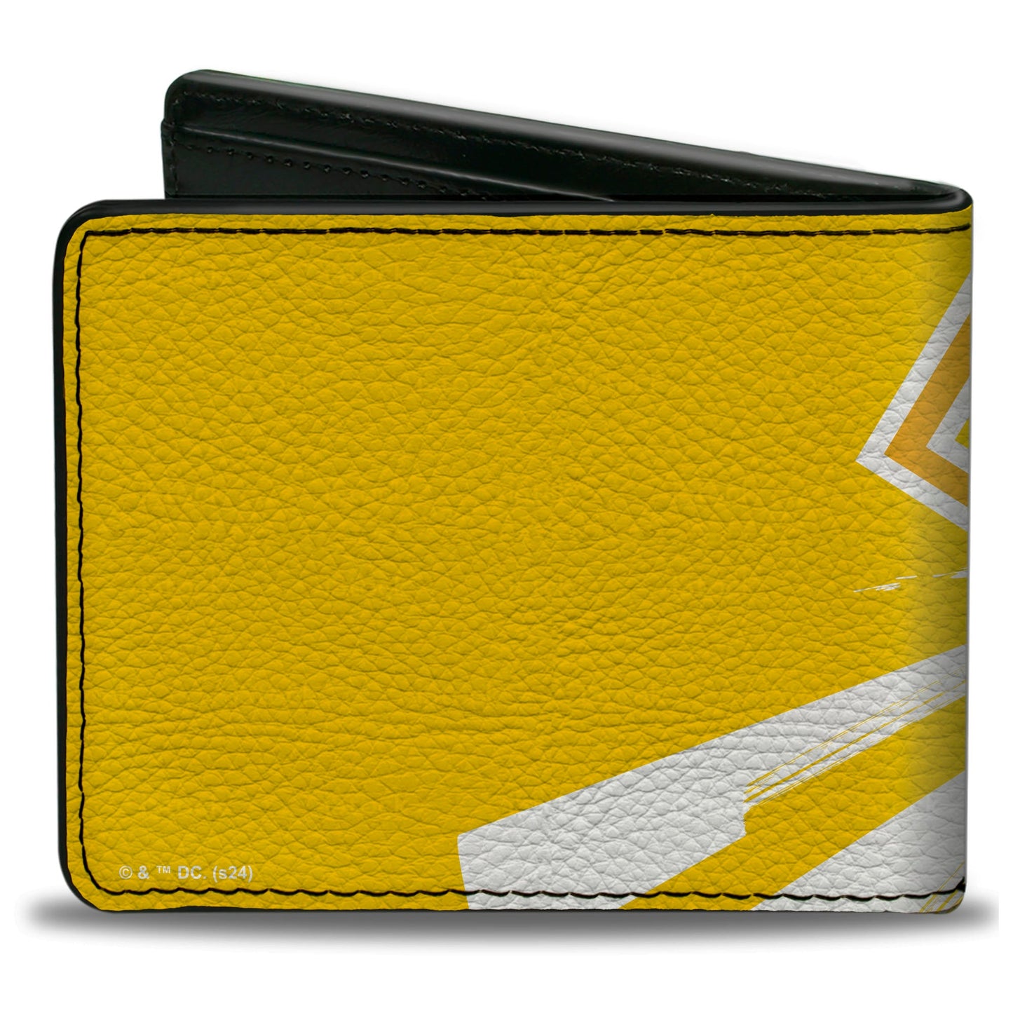 Bi-Fold Wallet - Superman Action Silhouette Pose Yellows/White