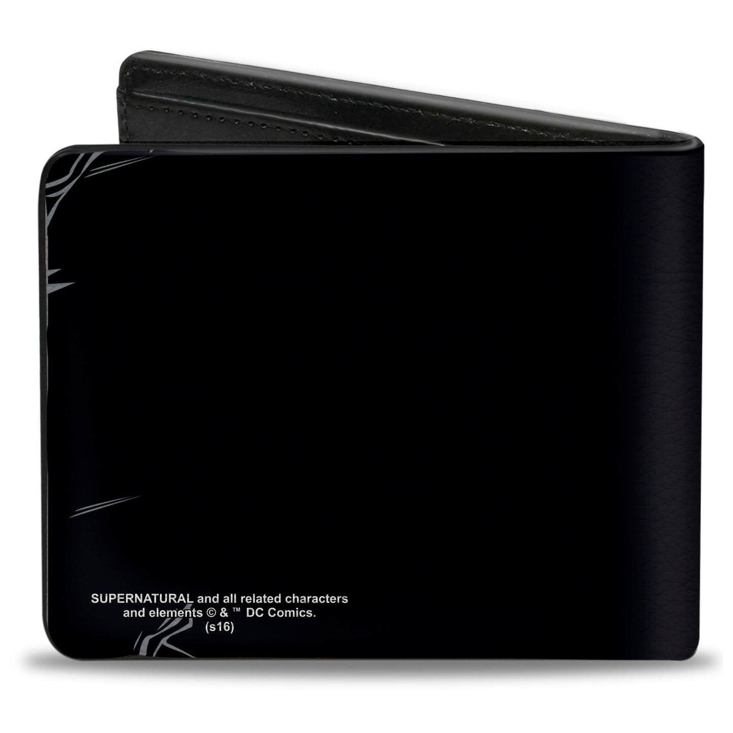 Bi-Fold Wallet - Supernatural WELCOME TO HELL Flames Skulls Chains Black Gray Red White