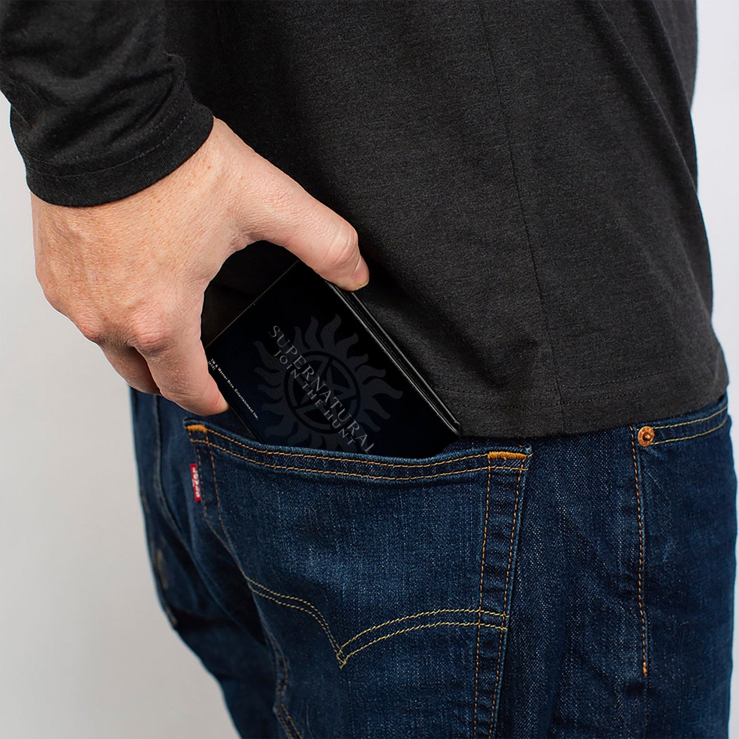 Bi-Fold Wallet - Winchester Brothers CLOSE-UP + SUPERNATURAL Logo