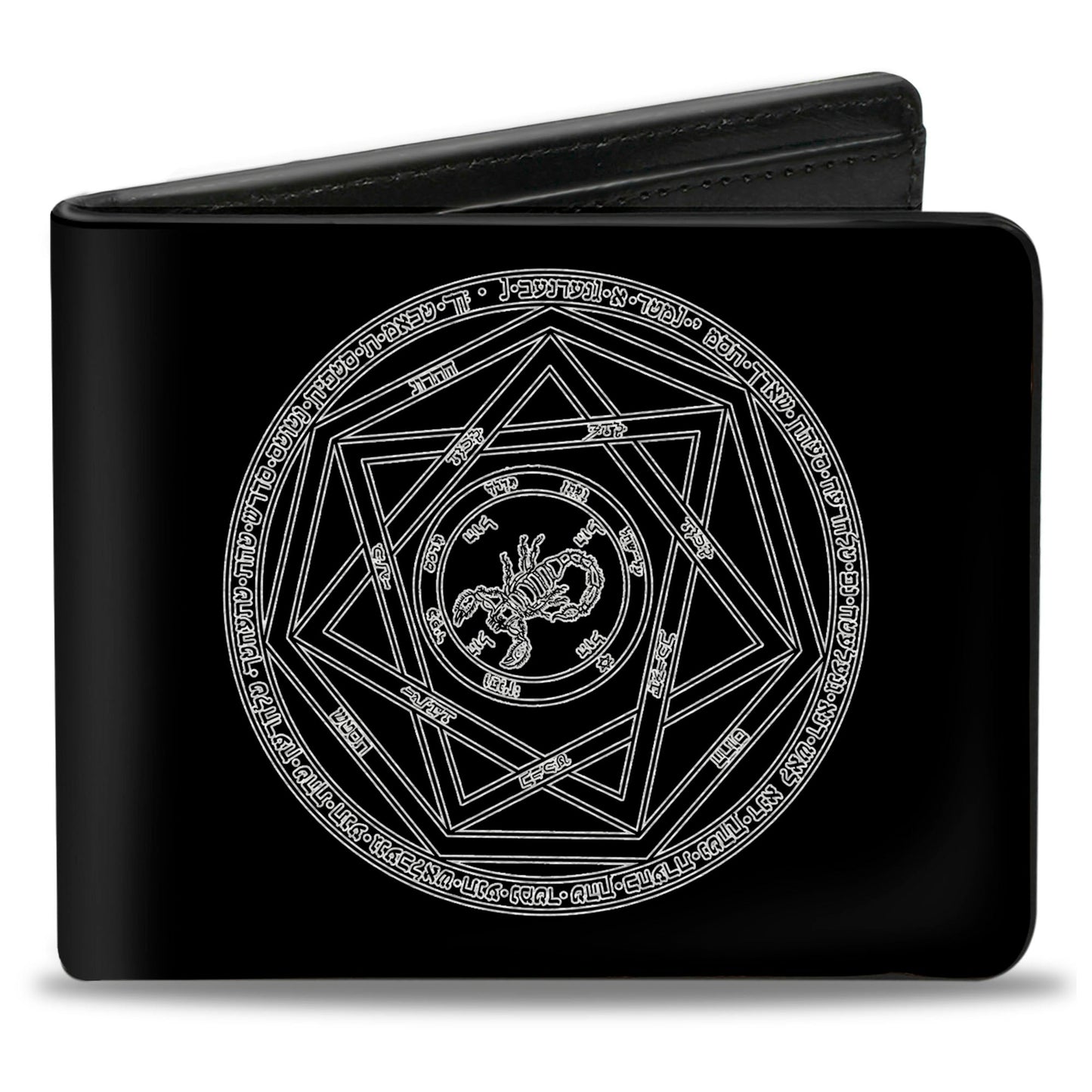 Bi-Fold Wallet - Supernatural Devil's Trap Pentagram Black White