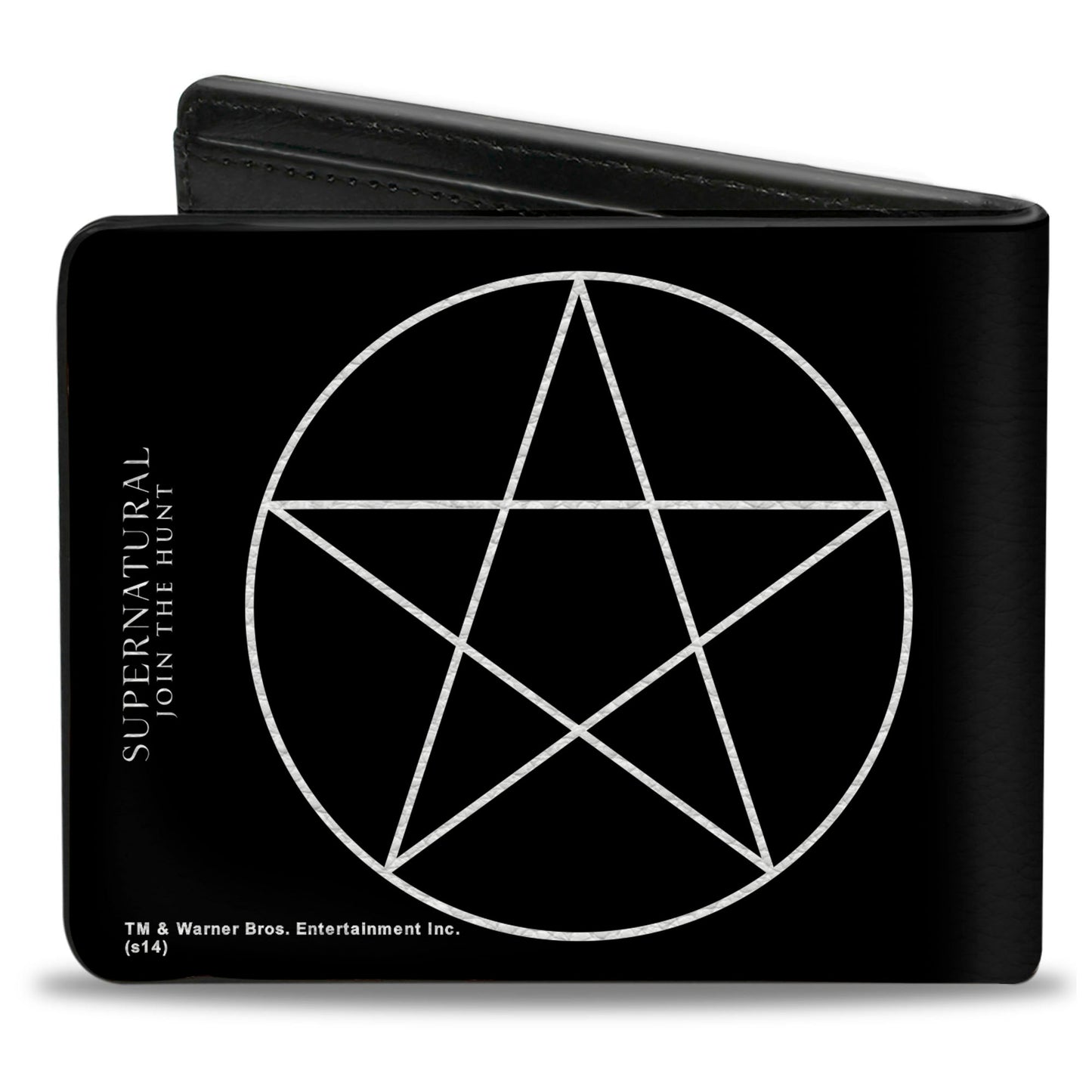 Bi-Fold Wallet - Supernatural Pentagram Black White