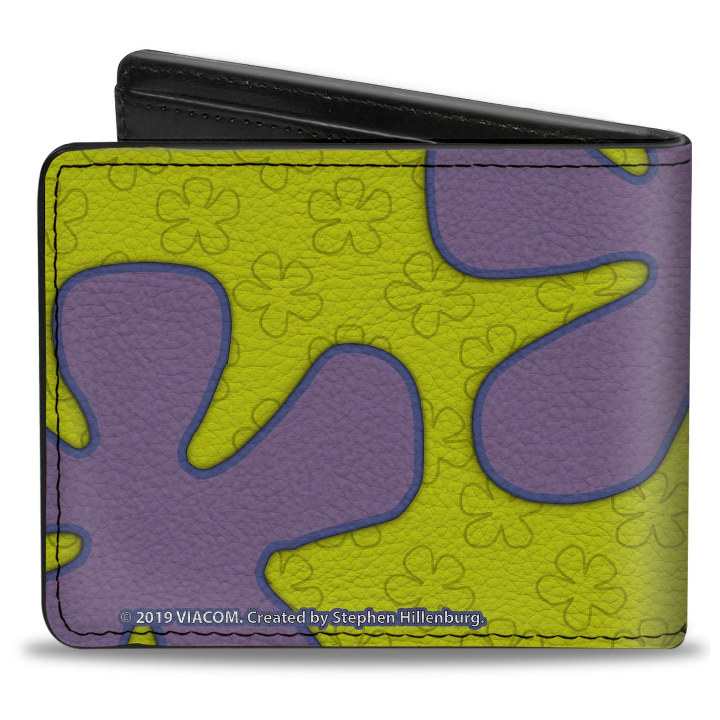 Bi-Fold Wallet - SpongeBob Flower Cloud Bounding Greens Purples