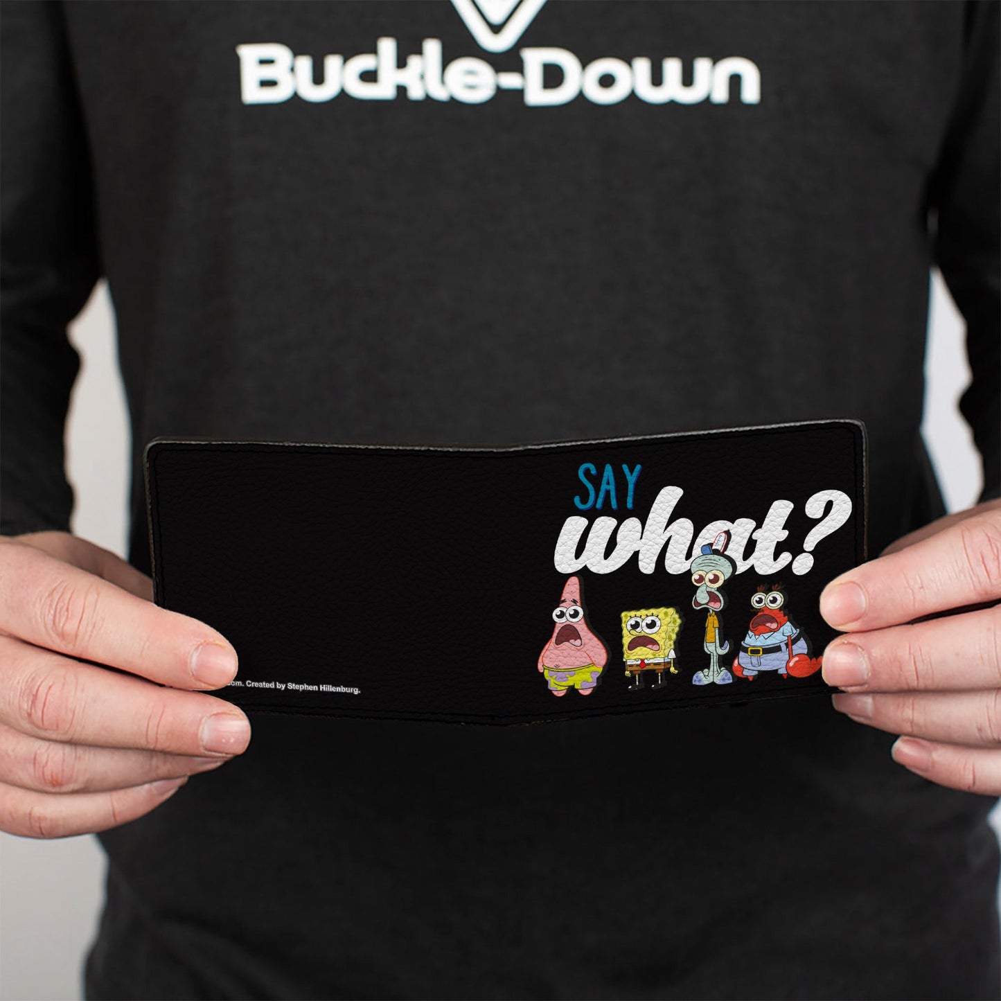 Bi-Fold Wallet - SpongeBob Squarepants and Friends SAY WHAT? Group Pose
