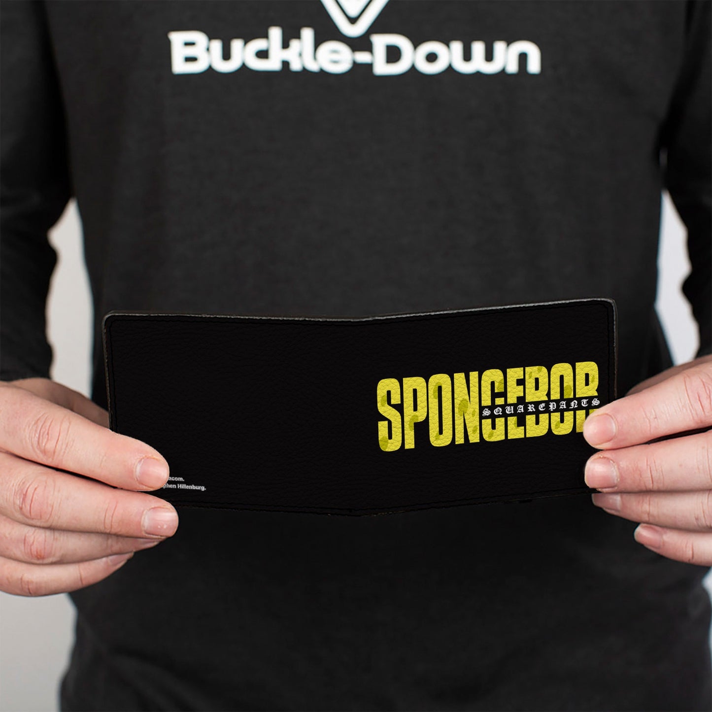 Bi-Fold Wallet - SPONGEBOB SQUAREPANTS Title Black/Yellow