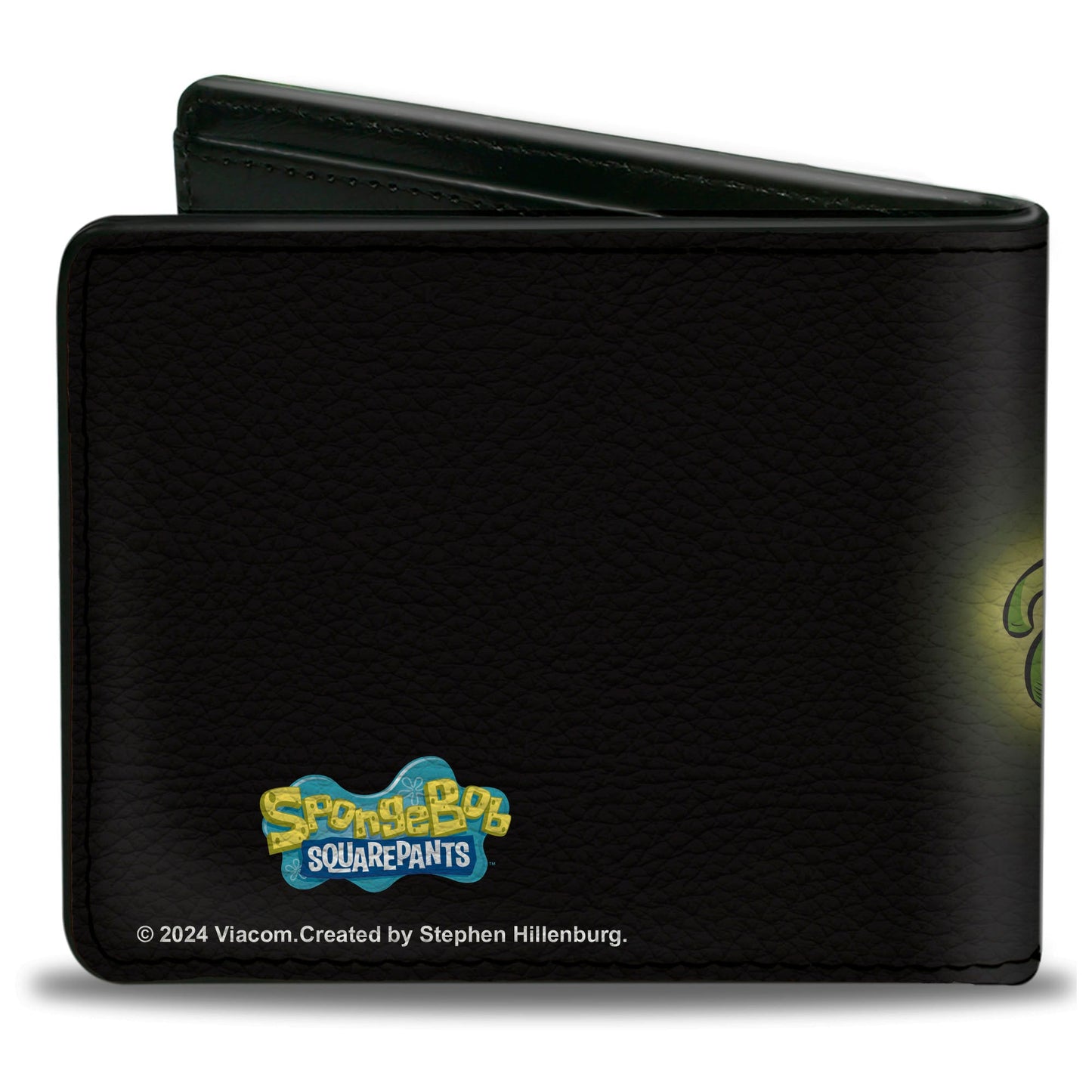 Bi-Fold Wallet - SpongeBob SquarePants Flying Dutchman Snot Pose Black/Greens