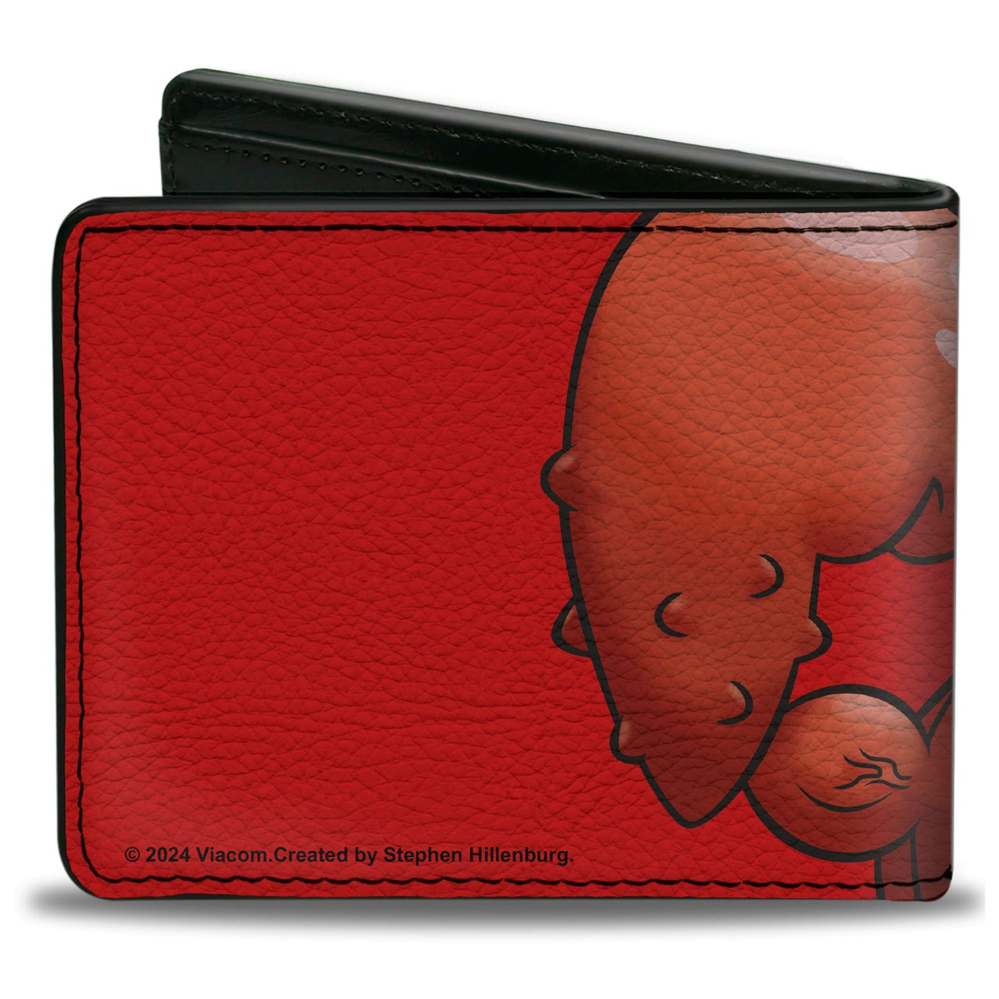 Bi-Fold Wallet - SpongeBob SquarePants Larry the Lobster Flex Pose Red