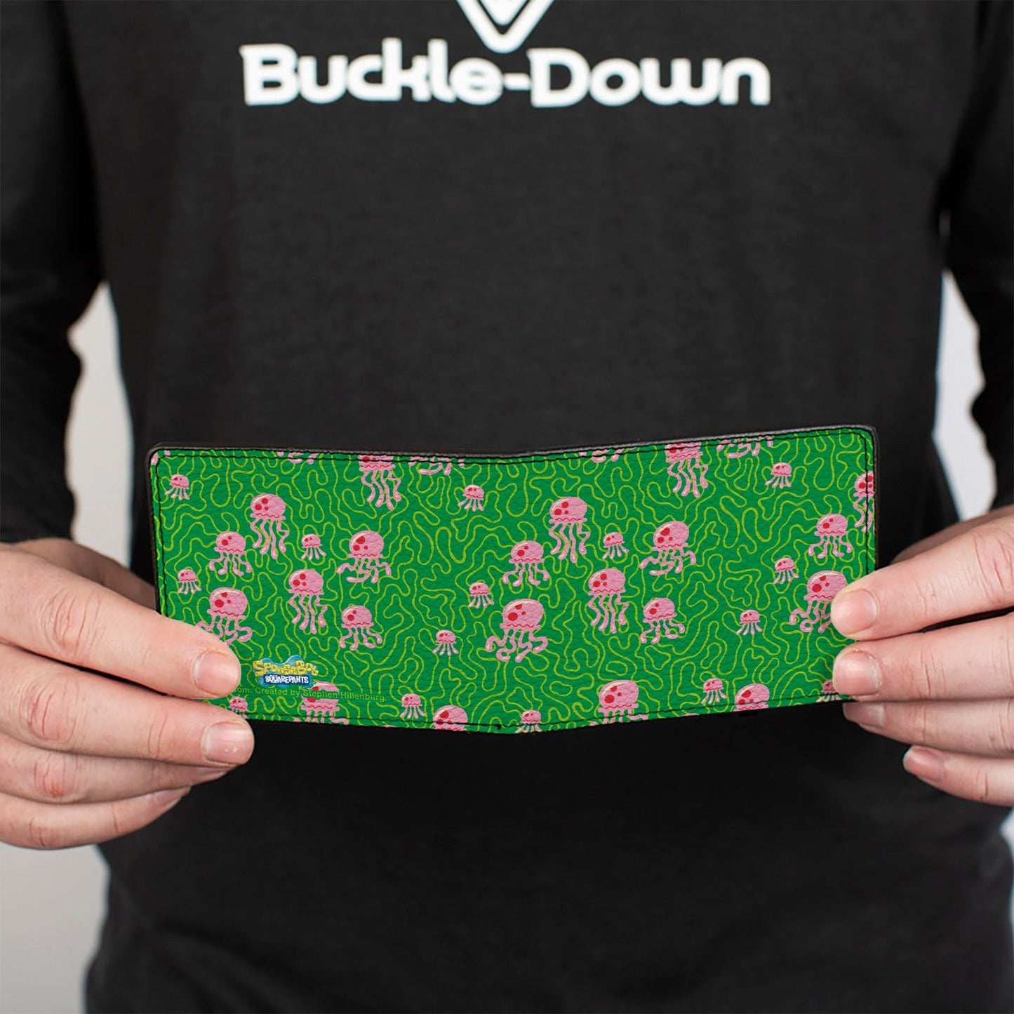 Bi-Fold Wallet - SpongeBob SquarePants Jellyfish and Coral Greens/Pinks