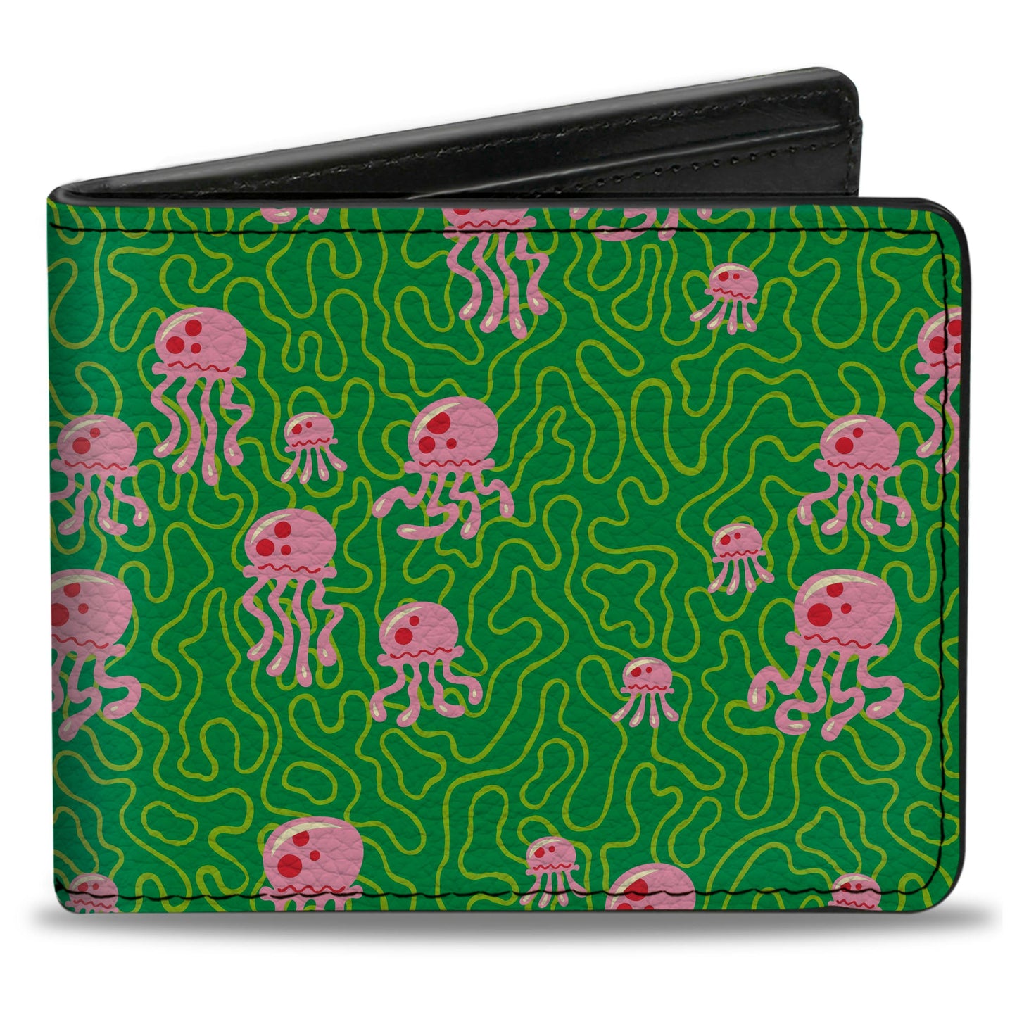 Bi-Fold Wallet - SpongeBob SquarePants Jellyfish and Coral Greens/Pinks