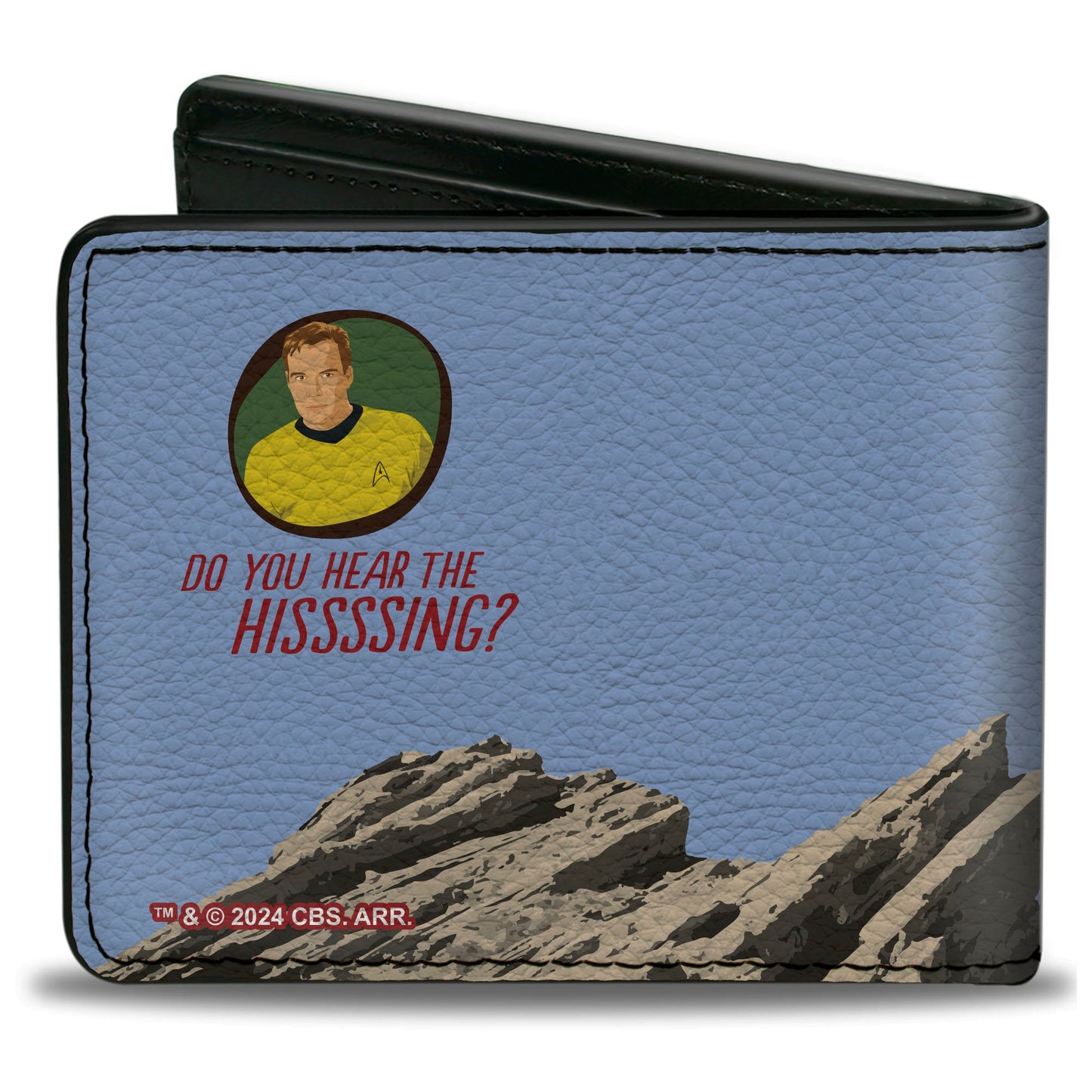 Bi-Fold Wallet - Classic Star Trek ATTACK OF THE GORN Scene and Captain Kirk Quote