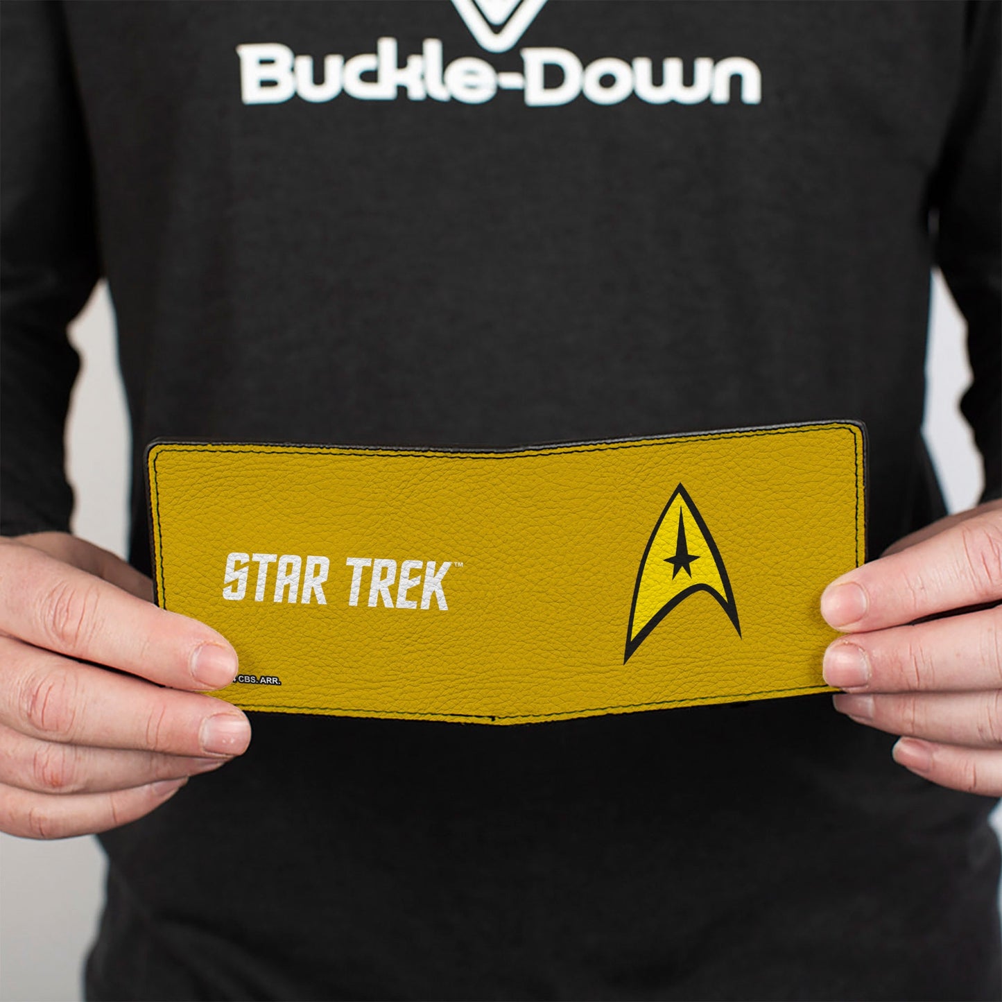 Bi-Fold Wallet - Classic STAR TREK Starfleet Command Insignia Logo Gold/Yellow