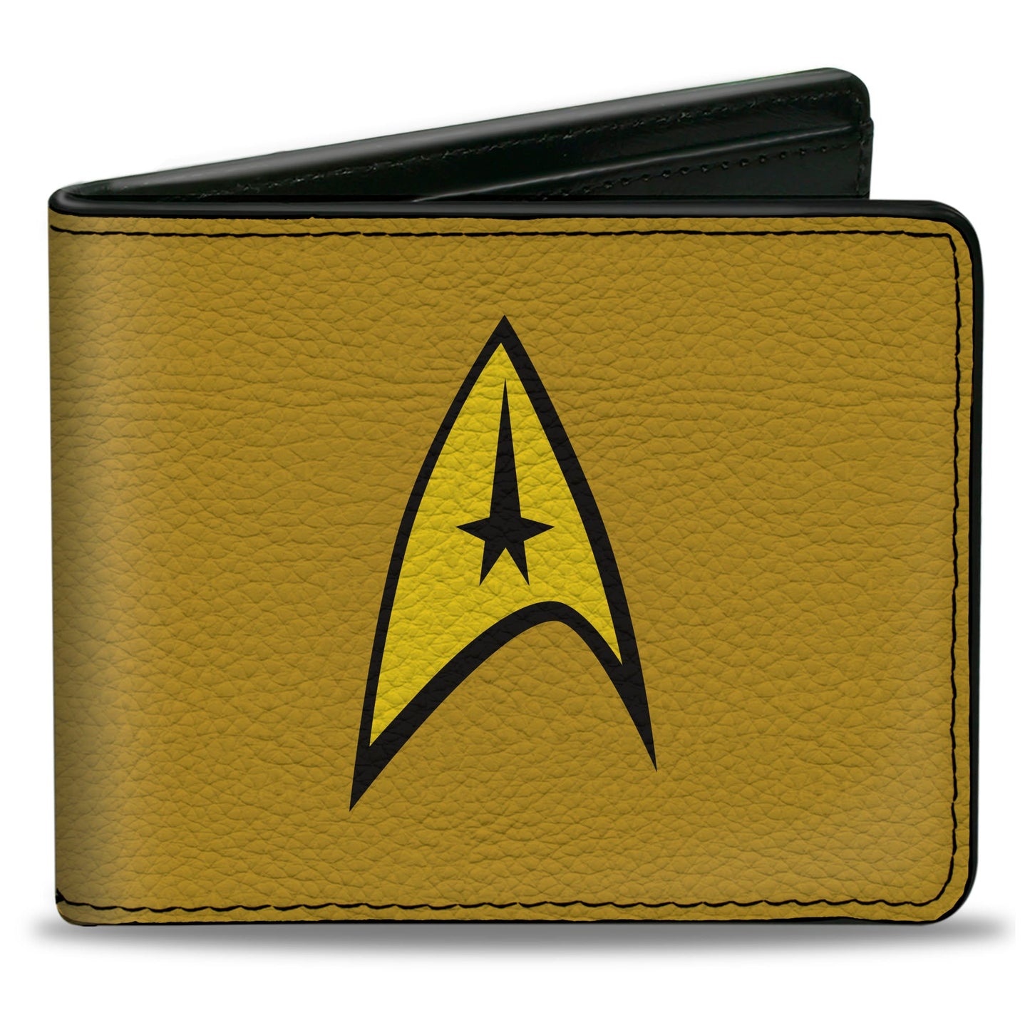 Bi-Fold Wallet - Classic STAR TREK Starfleet Command Insignia Logo Gold/Yellow