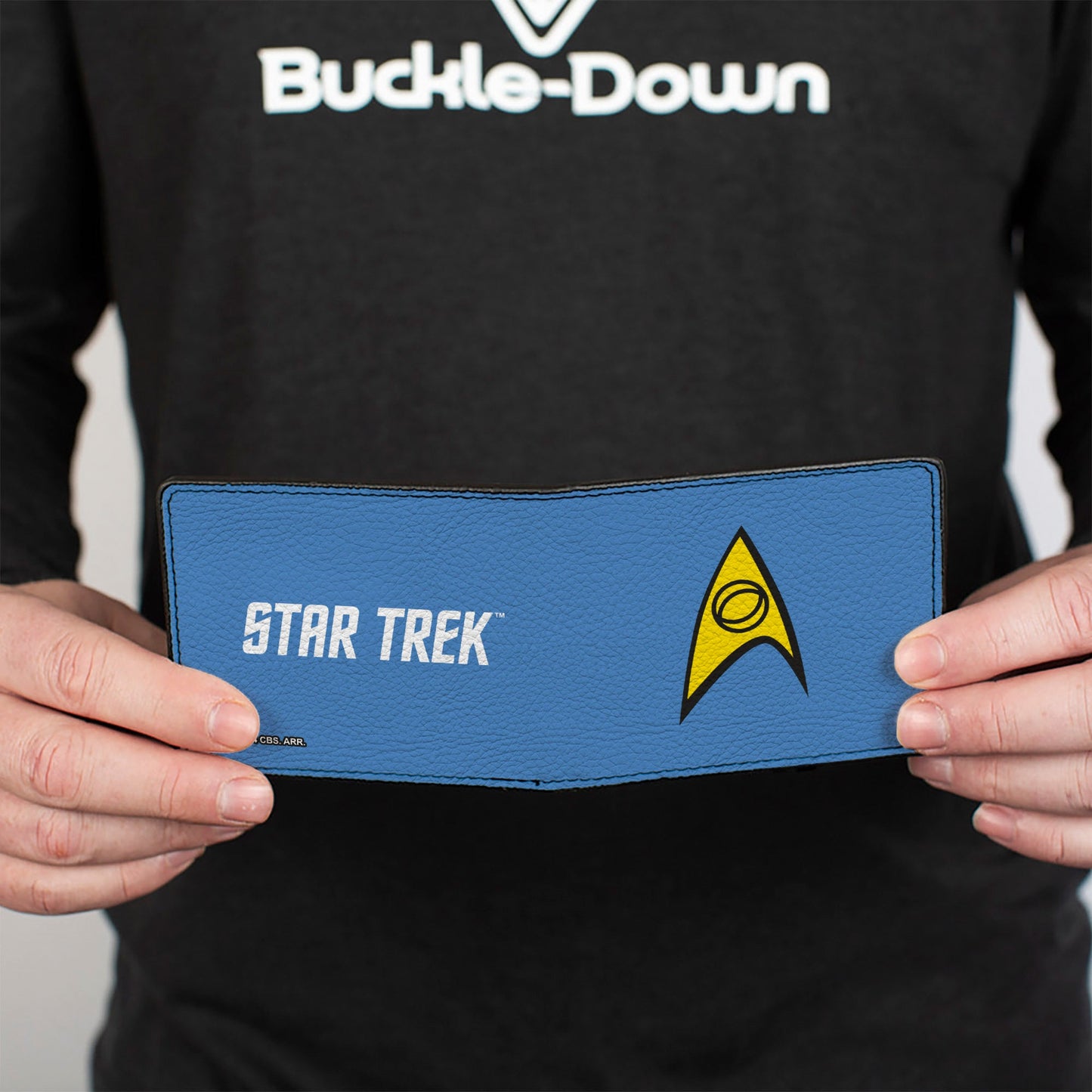 Bi-Fold Wallet - Classic STAR TREK Starfleet Sciences Insignia Logo Blue/Yellow