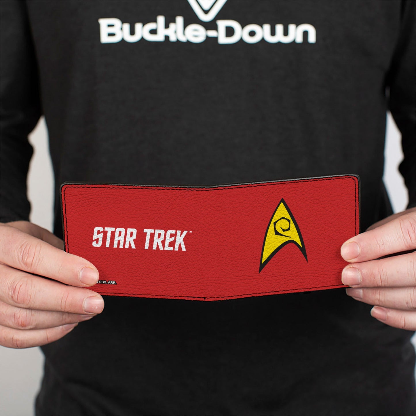 Bi-Fold Wallet - Classic STAR TREK Starfleet Operations Insignia Logo Red/Yellow