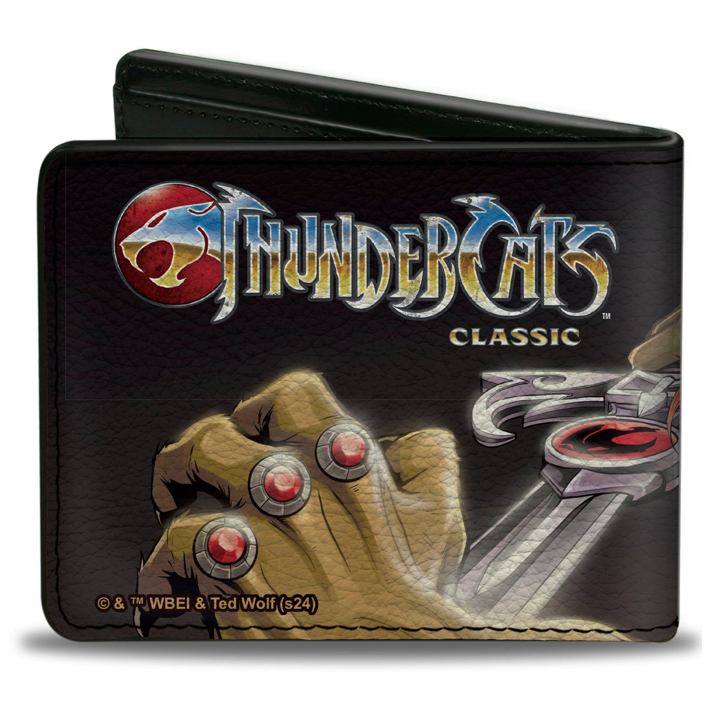 Bi-Fold Wallet - THUNDERCATS Lion-O Sword of Omens Title Logo Pose Black