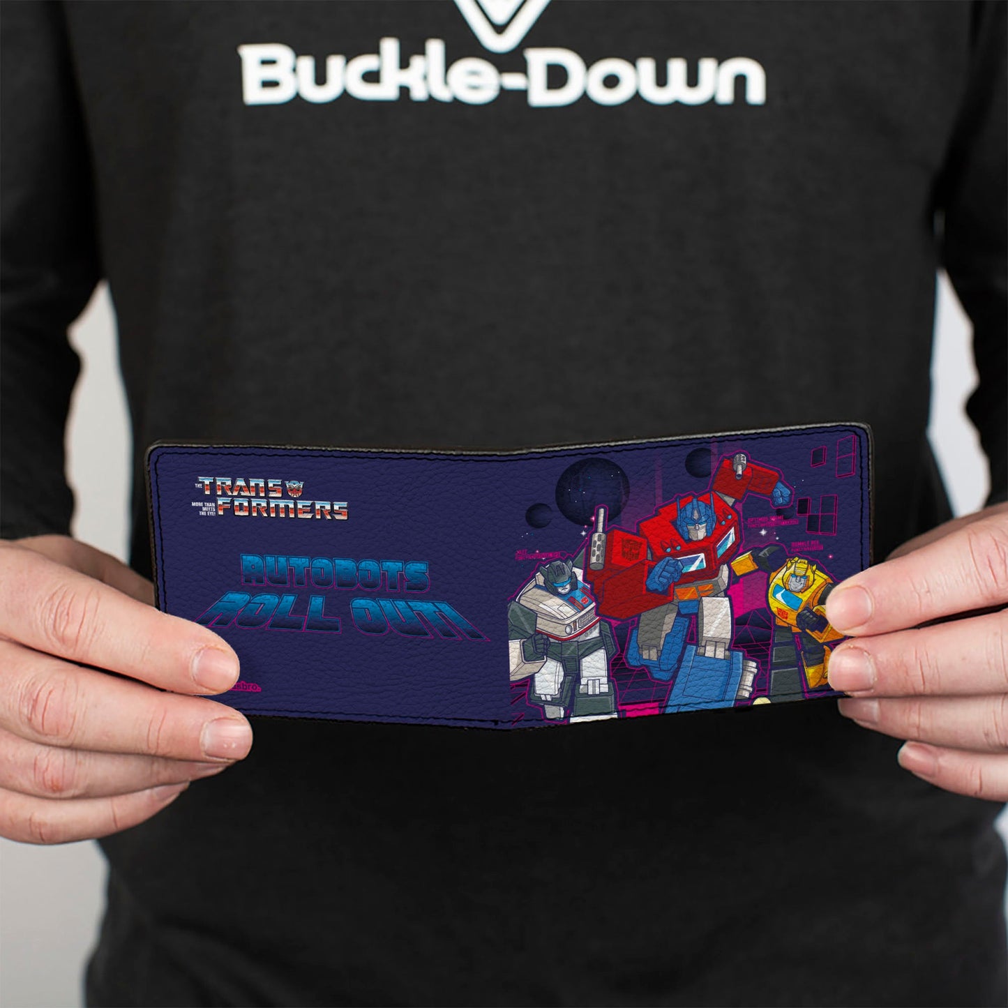 Bi-Fold Wallet - Transformers AUTOBOTS ROLL OUT Group Pose Blues