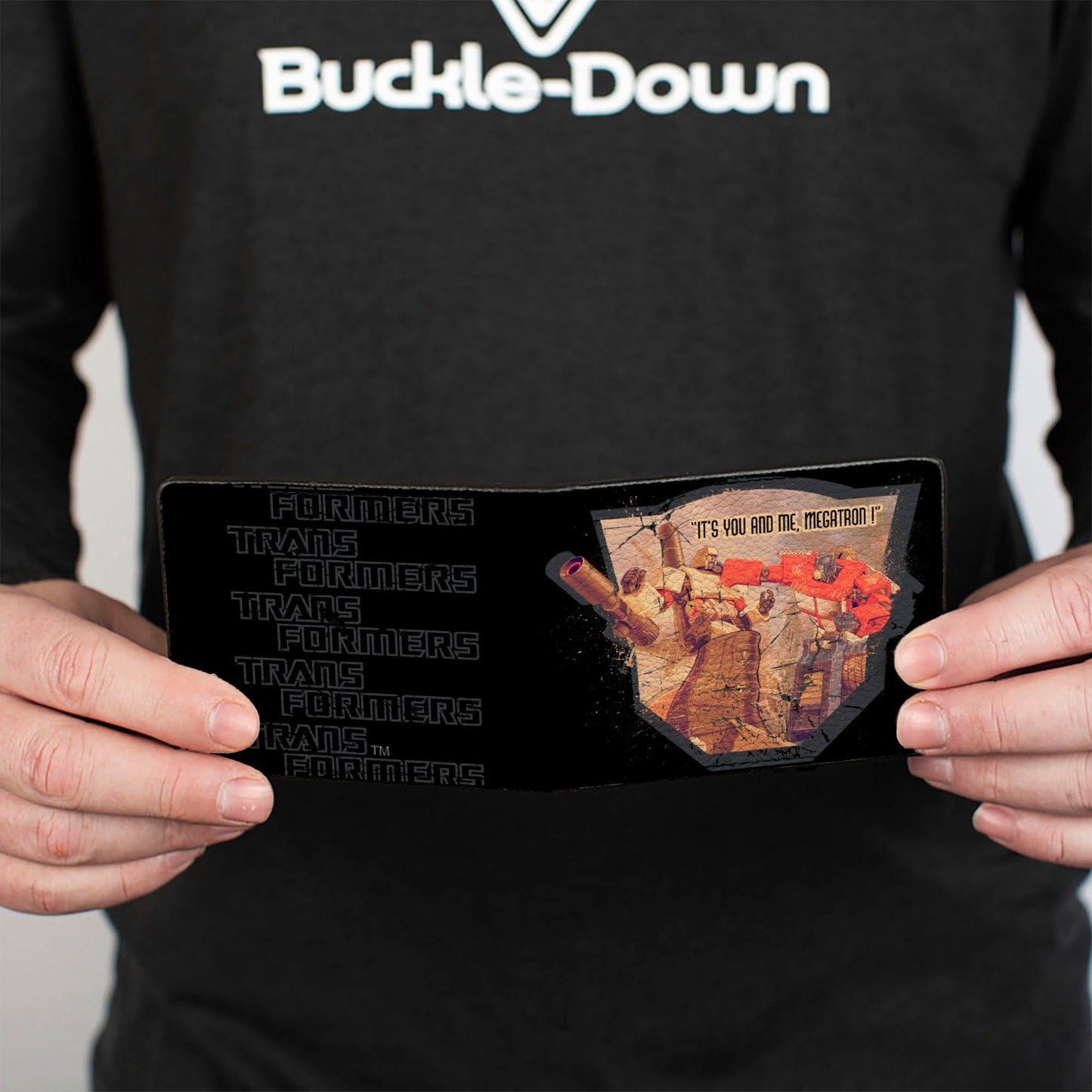 Bi-Fold Wallet - Transformers Megatron vs. Optimus Prime IT'S YOU AND ME, MEGATRON! Scene