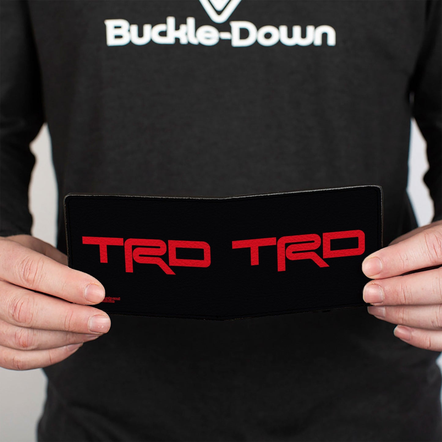 Bi-Fold Wallet - Toyota Racing Development TRD Logo Black/Red