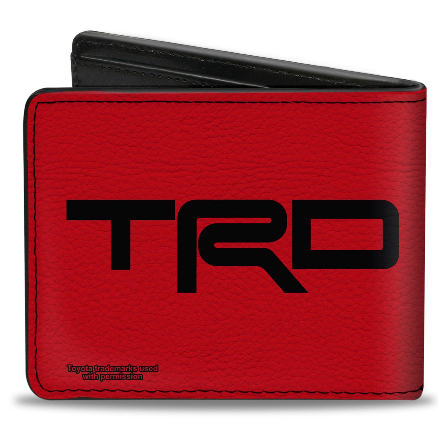 Bi-Fold Wallet - Toyota Racing Development TRD Logo Blocks Split Black/Red
