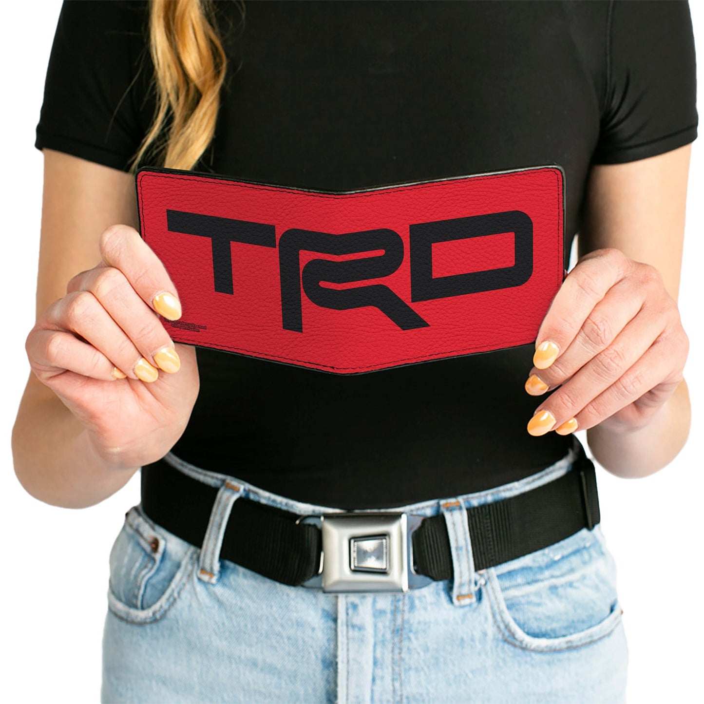 Bi-Fold Wallet - Toyota Racing Development TRD Logo Stretch Red/Black