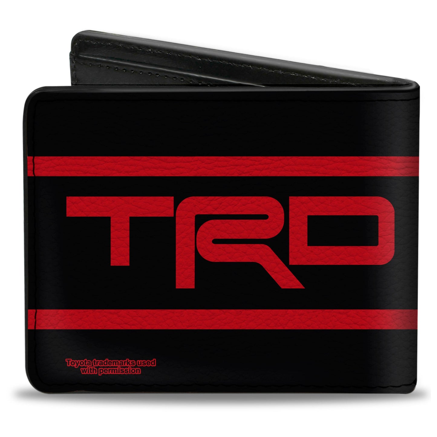 Bi-Fold Wallet - Toyota Racing Development TRD Logo Stripe Black/Red