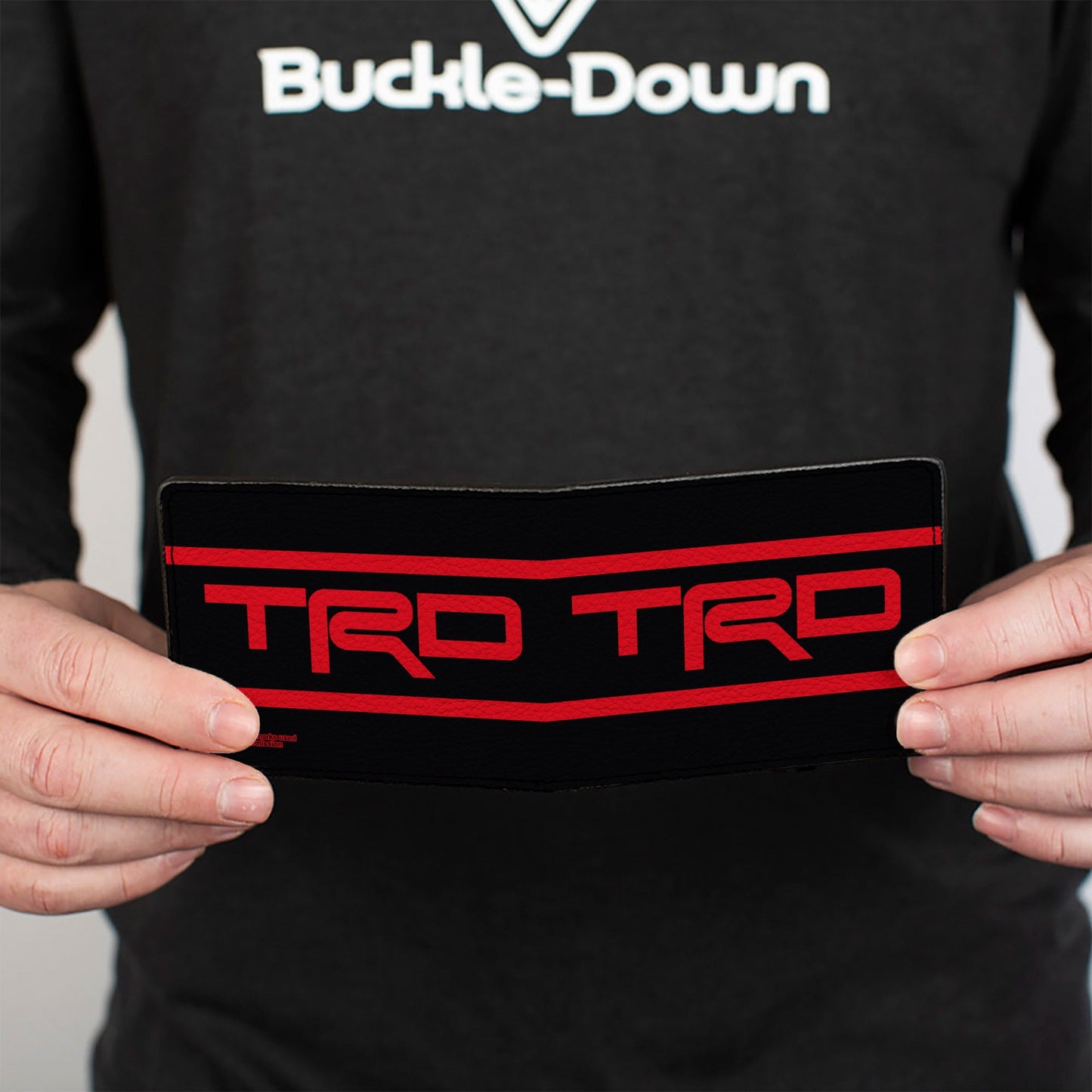 Bi-Fold Wallet - Toyota Racing Development TRD Logo Stripe Black/Red