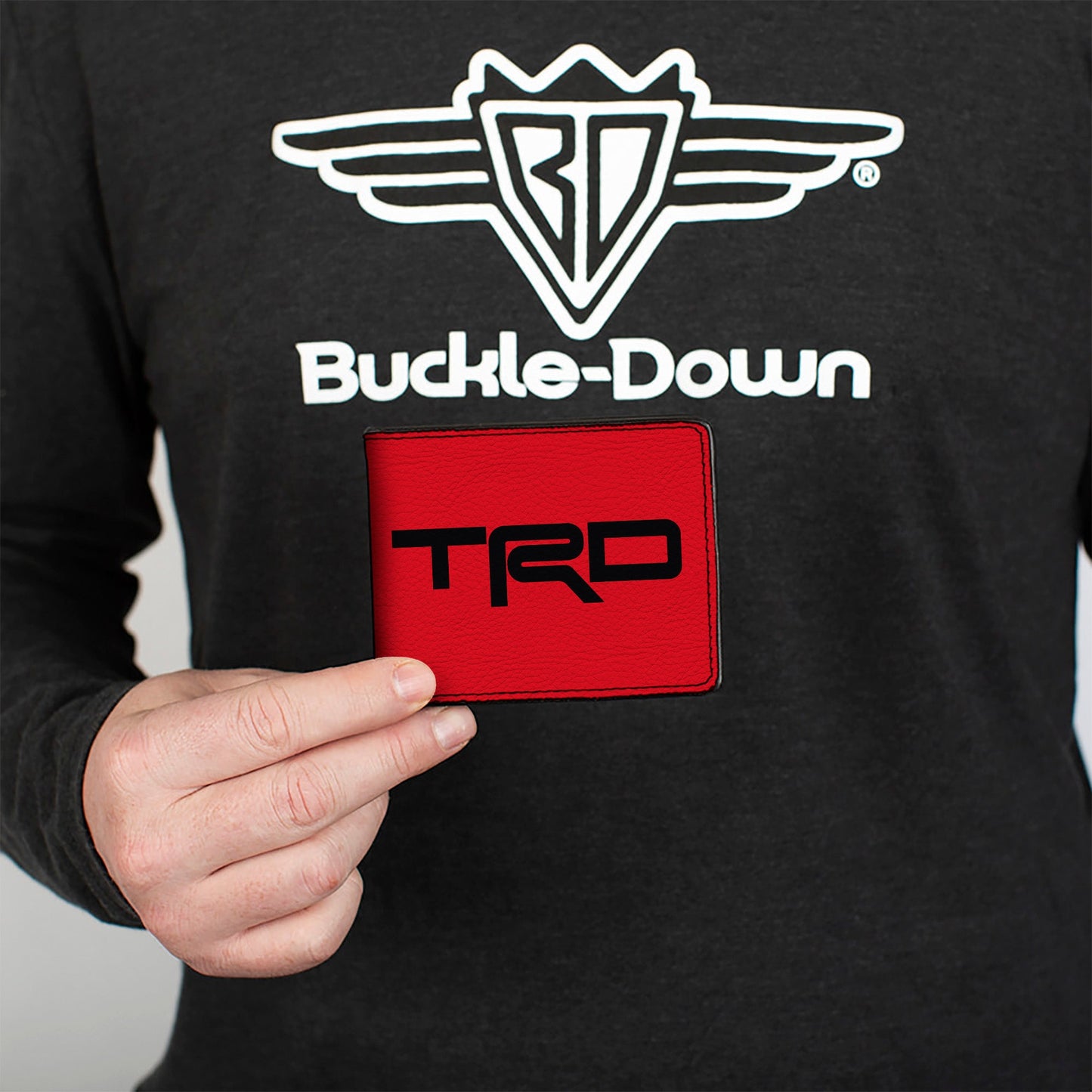 Bi-Fold Wallet - Toyota Racing Development TRD Logo Red/Black