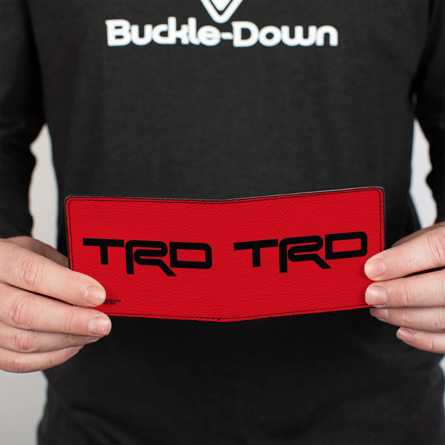 Bi-Fold Wallet - Toyota Racing Development TRD Logo Red/Black