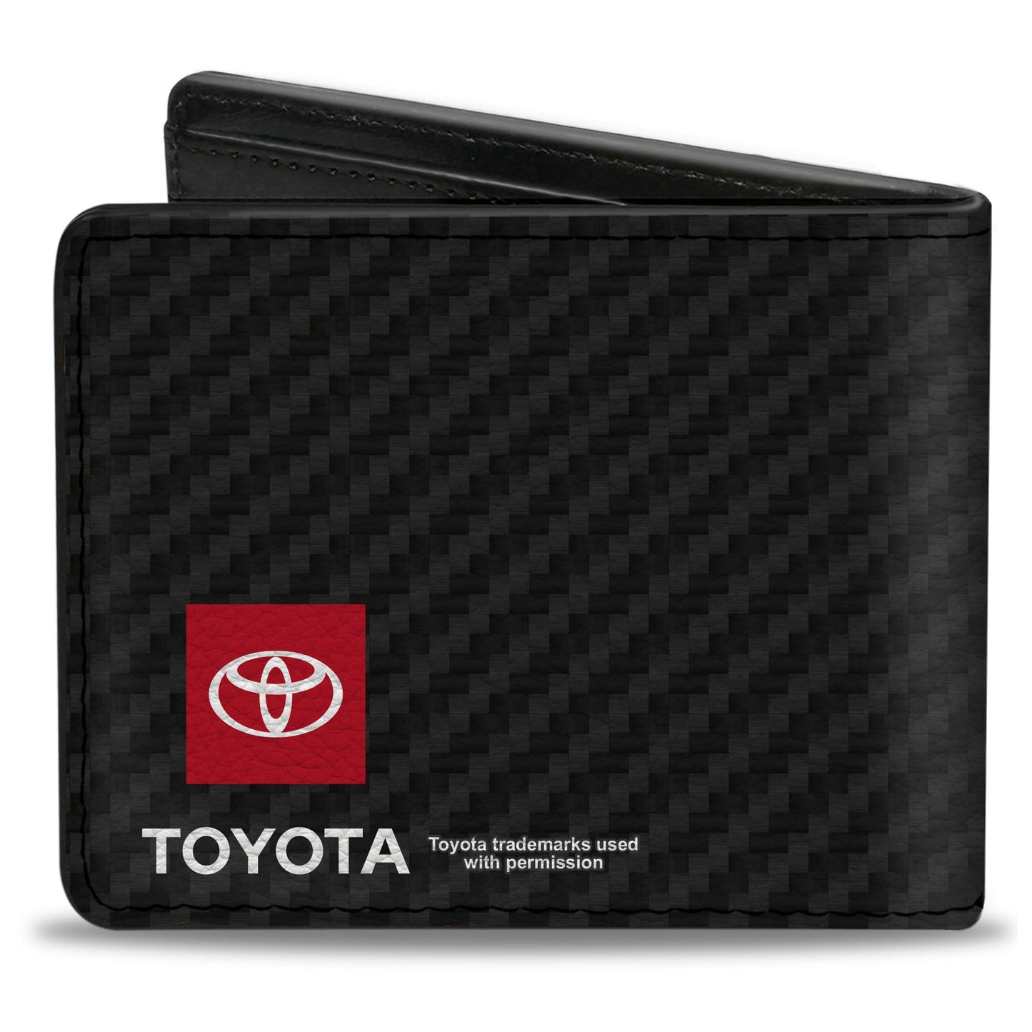 Bi-Fold Wallet - TOYOTA RACING DEVELOPMENT TRD and Toyota Logos Step Stripe Black/Gray/White/Red
