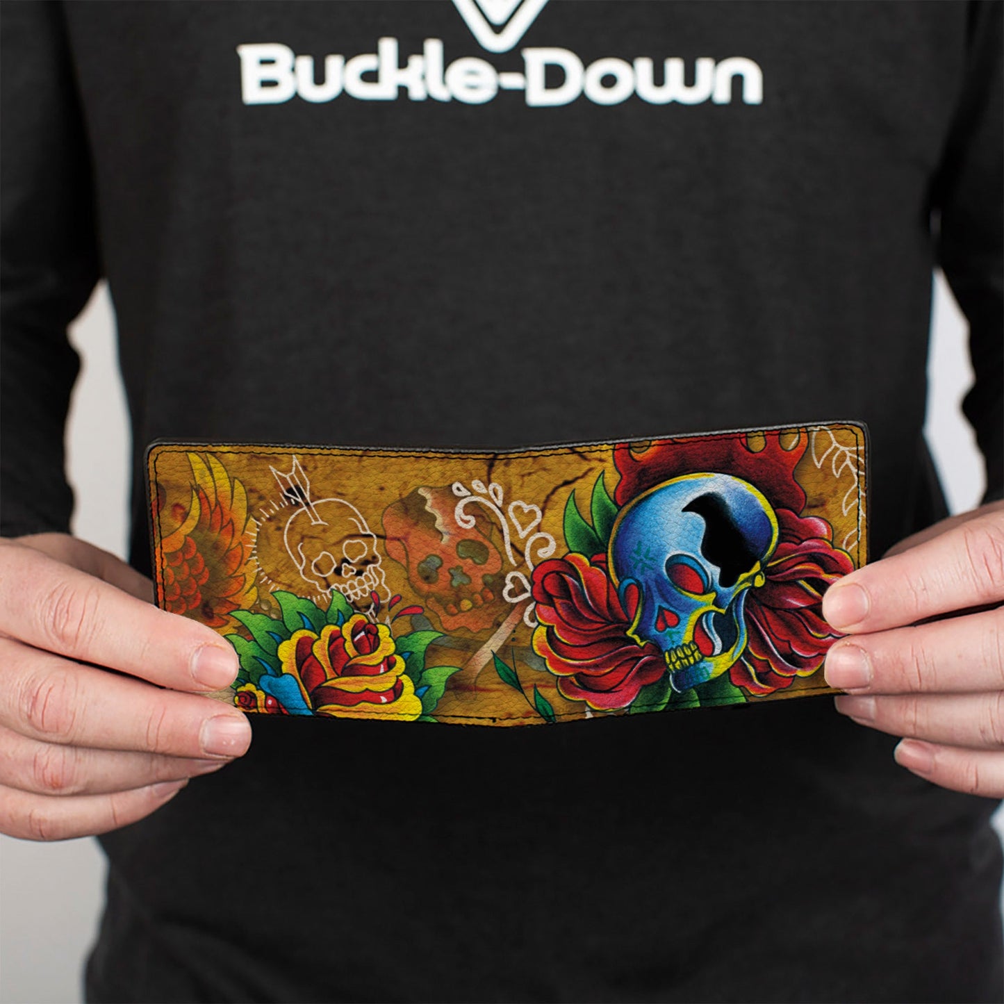 Bi-Fold Wallet - Tattoo Johnny-Candles & Skulls