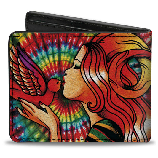 Bi-Fold Wallet - Tattoo Johnny-Bird Kiss