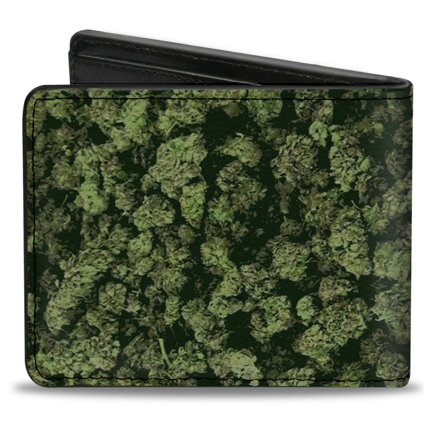 Bi-Fold Wallet - Vivid Marijuana Nugs Stacked