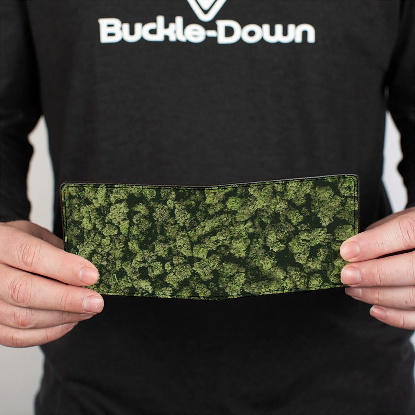 Bi-Fold Wallet - Vivid Marijuana Nugs Stacked