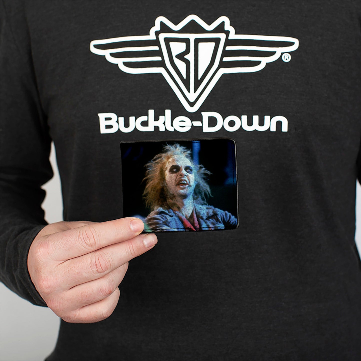 Bi-Fold Wallet - Beetlejuice Scene Blocks Blues
