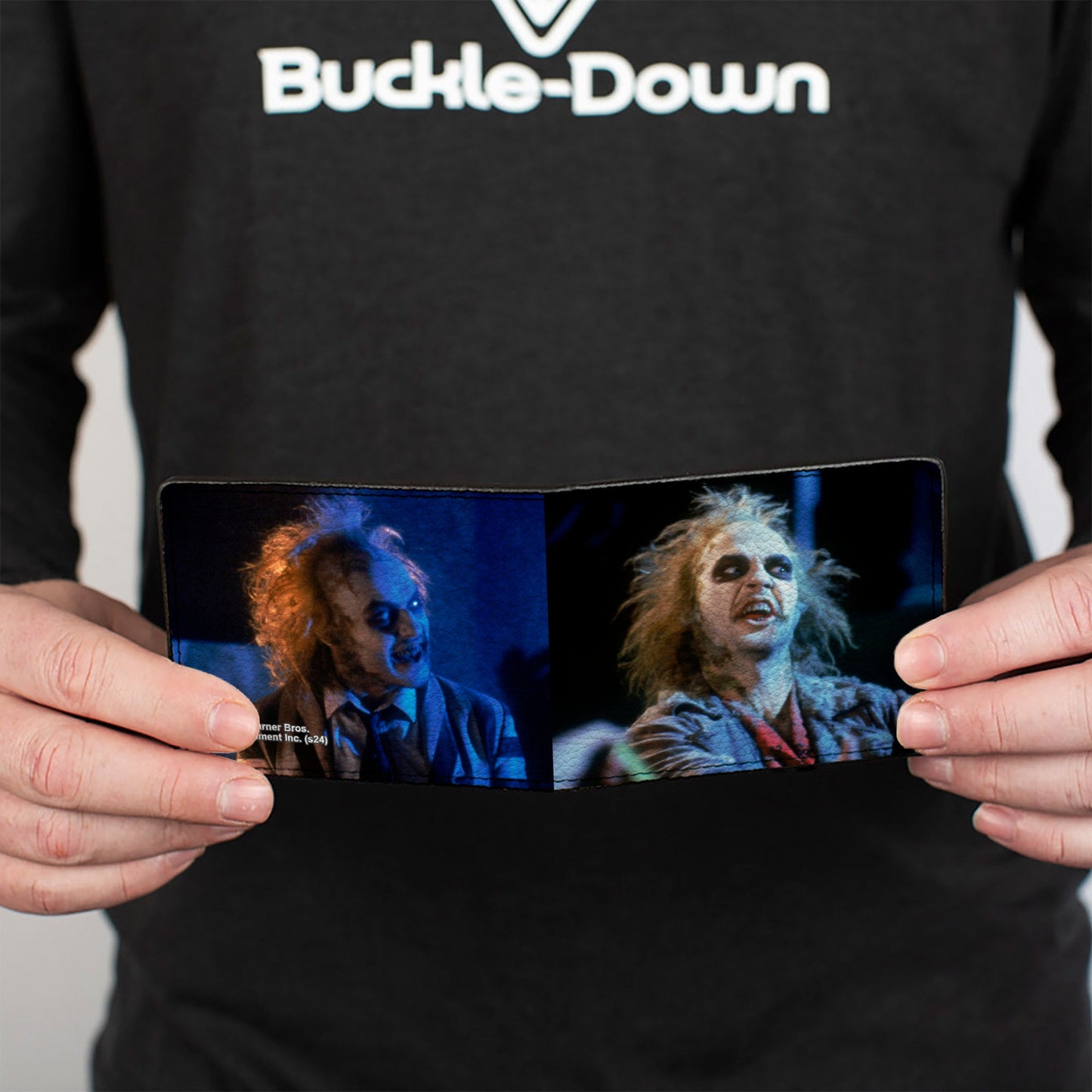 Bi-Fold Wallet - Beetlejuice Scene Blocks Blues