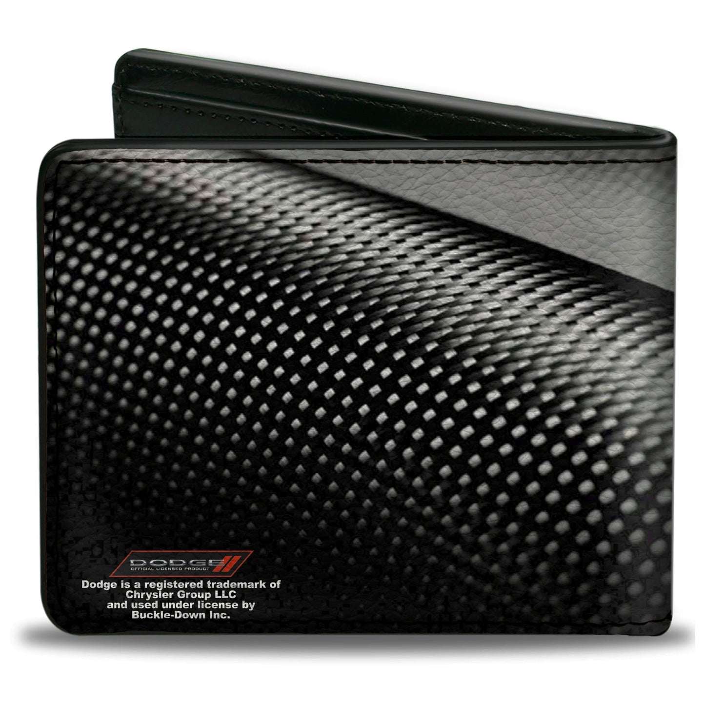 Bi-Fold Wallet - Dodge Red Rhombus Carbon Fiber