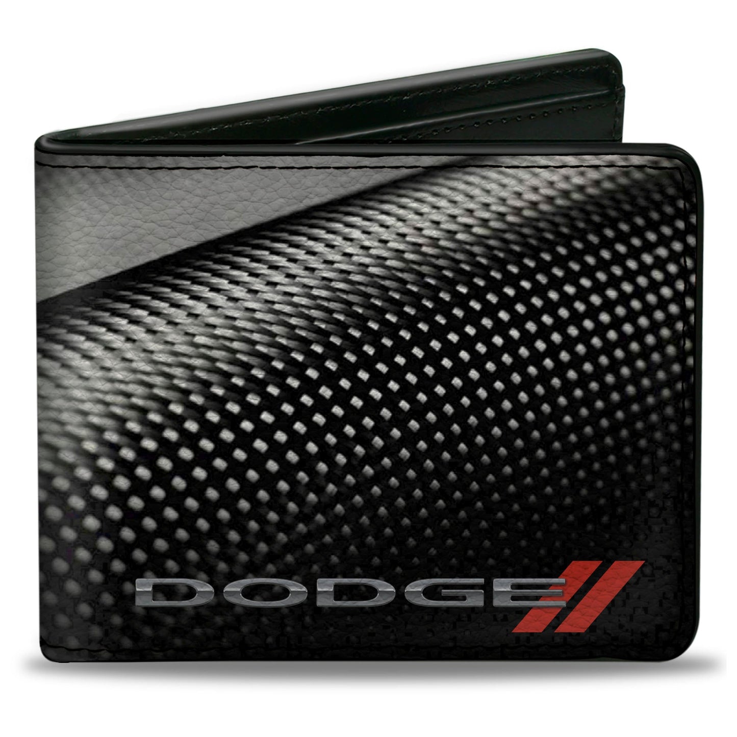Bi-Fold Wallet - Dodge Red Rhombus Carbon Fiber