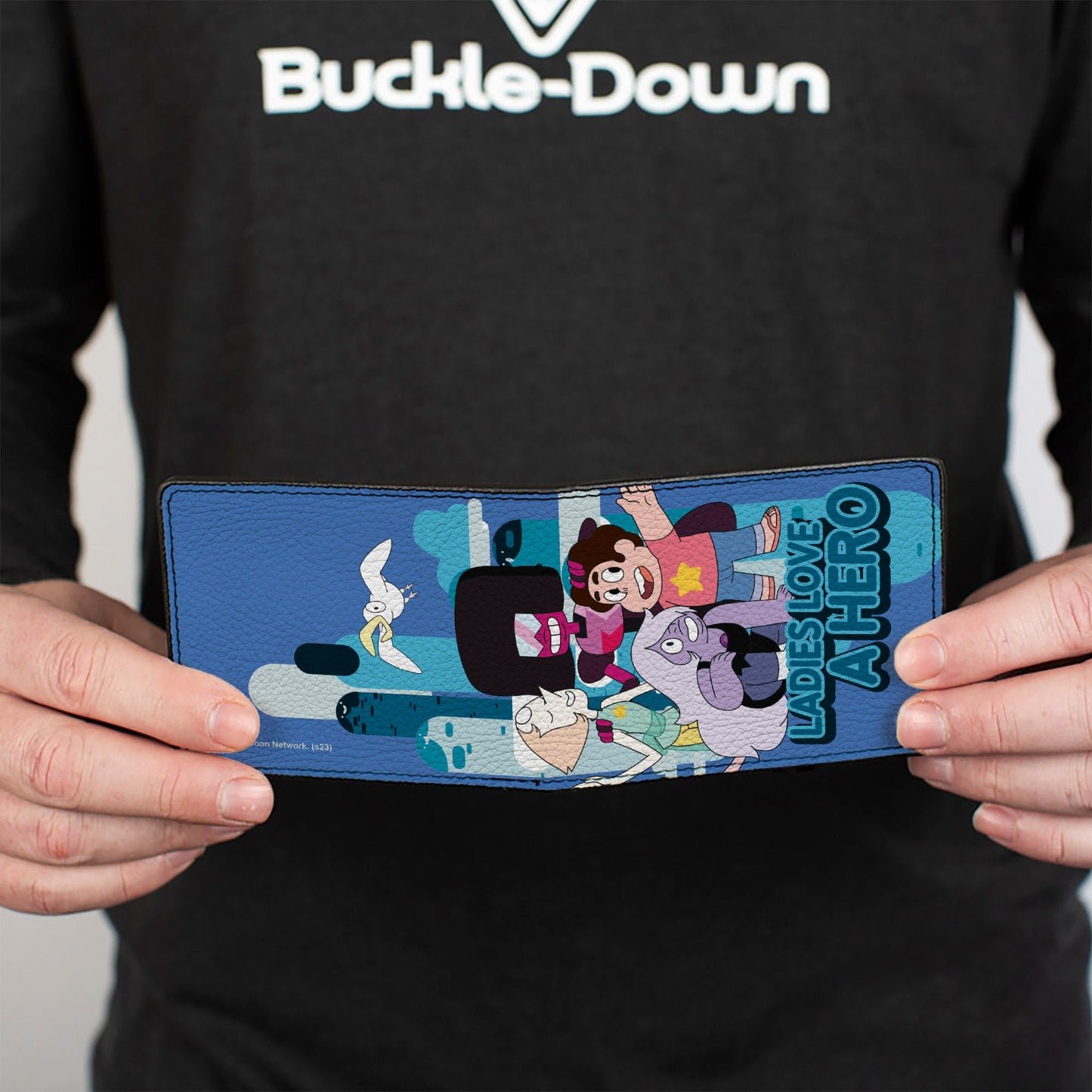 Bi-Fold Wallet - Steven Universe LADIES LOVE A HERO Group Pose Blues