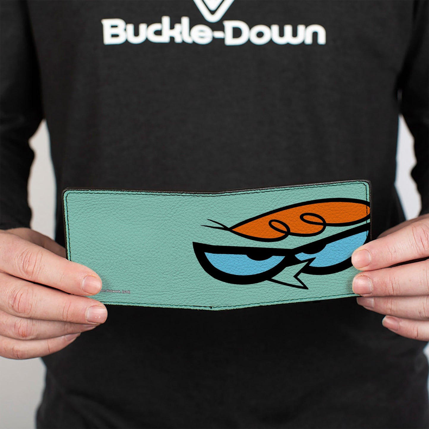 Bi-Fold Wallet - Dexter's Laboratory Face Character Close-Up Blue