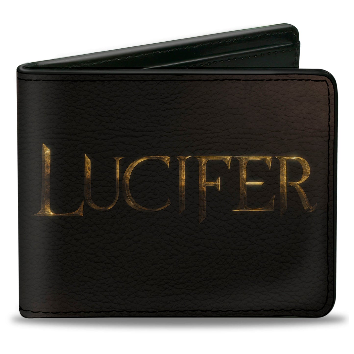 Bi-Fold Wallet - LUCIFER Title Logo Black/Gold