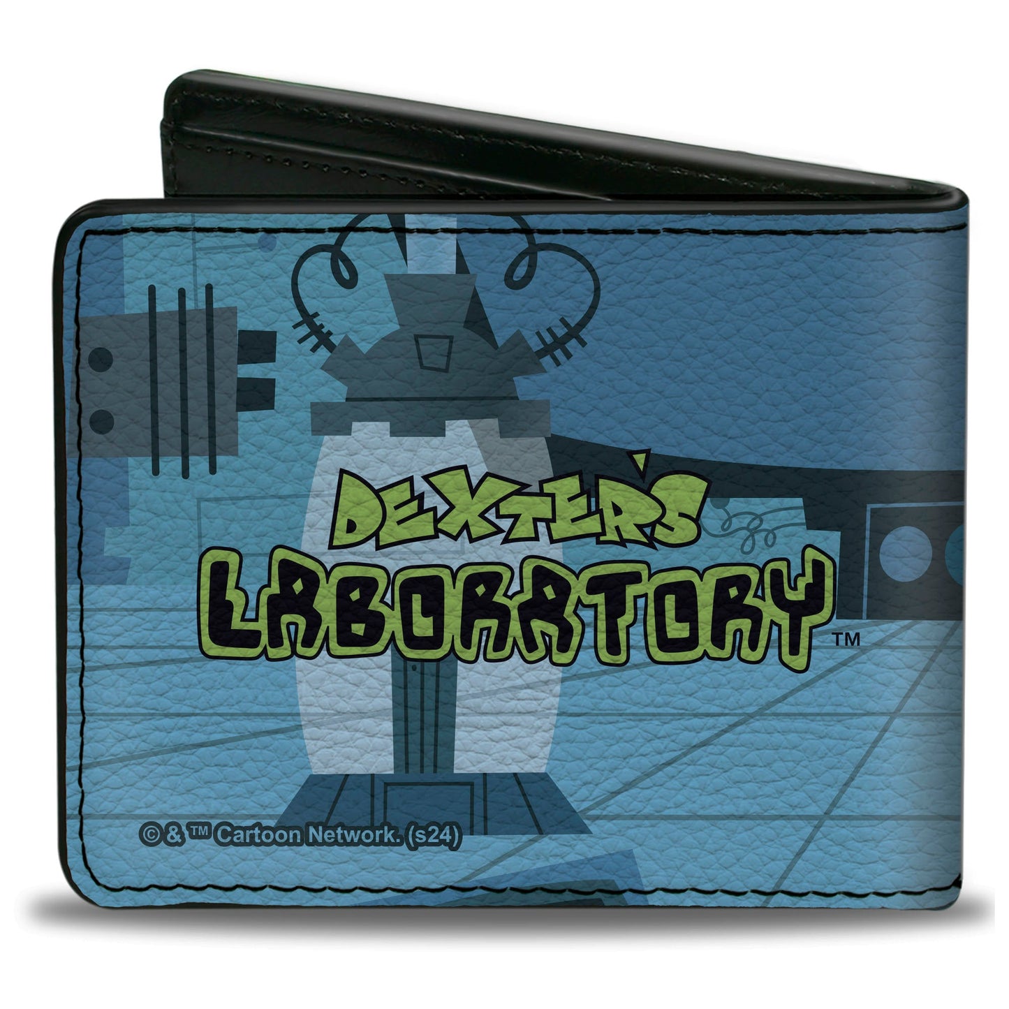 Bi-Fold Wallet - DEXTER'S LABORATORY Angry Pose and Title Logo Blues