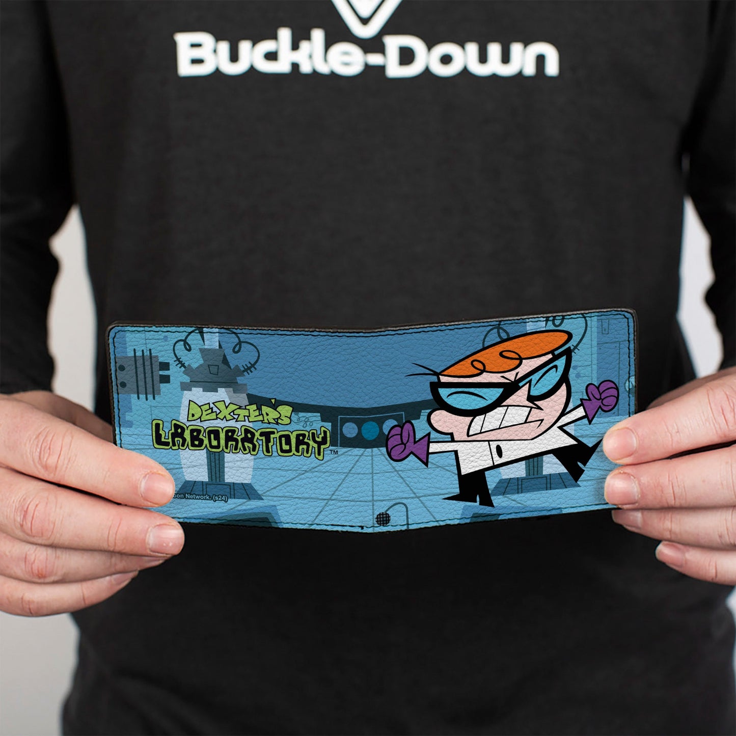 Bi-Fold Wallet - DEXTER'S LABORATORY Angry Pose and Title Logo Blues