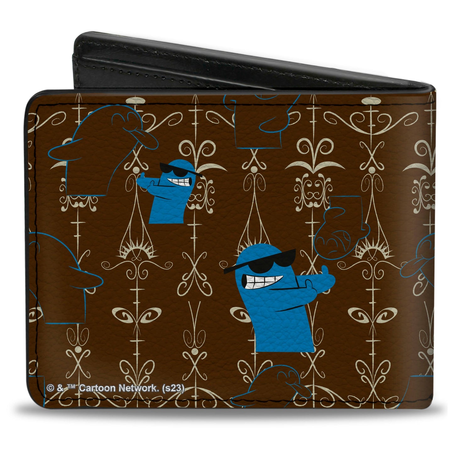 Bi-Fold Wallet - Foster's Home for Imaginary Friends Bloo Poses Black/White