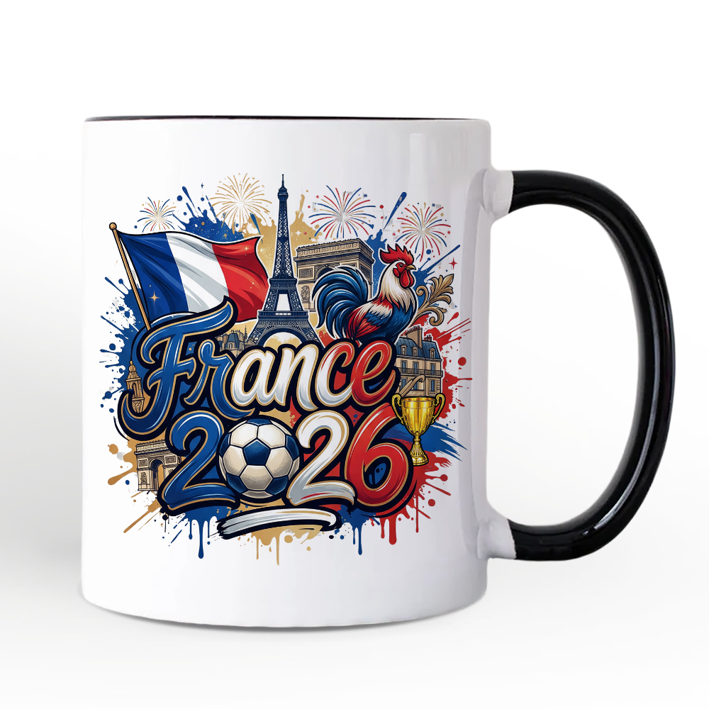 France 2026 Soccer Cup Global Championship Mug, Football Fans Gift