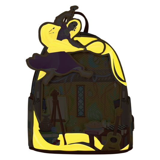 Disney: Tangled - Rapunzel Painting Glow Pin Trader Mini Backpack